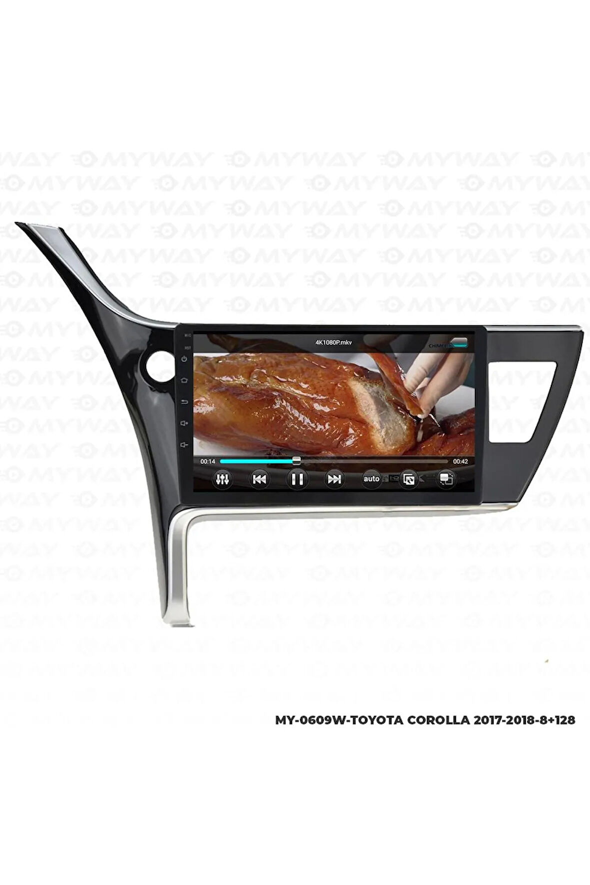 TOYOTA COROLLA ANDROİD 12 MULTİMEDYA CARPLAY 4GB RAM+64GB HDD 2017-2018 NAVİGASYON EKRAN