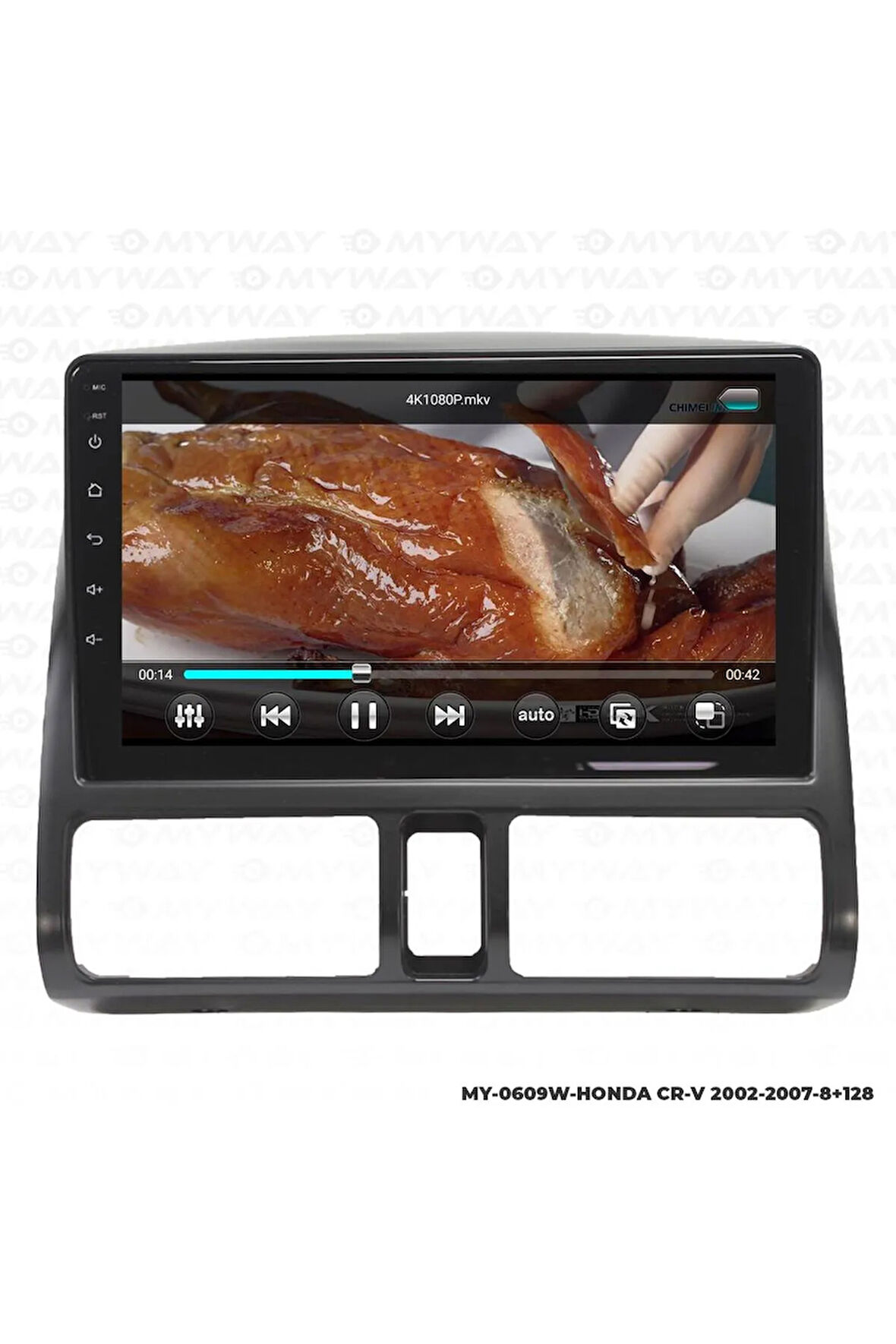 HONDA CR-V ANDROİD 12 MULTİMEDYA CARPLAY 4GB RAM+64GB HDD 2002-2007 NAVİGASYON EKRAN