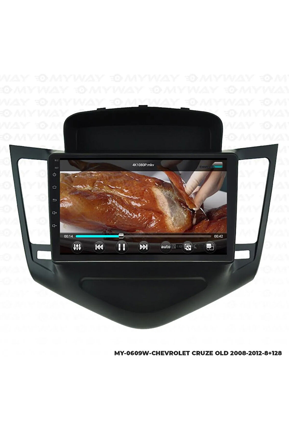 CHEVROLET CRUZE ANDROİD 12 MULTİMEDYA CARPLAY 4GB RAM+64GB HDD 2008-2012 NAVİGASYON EKRAN