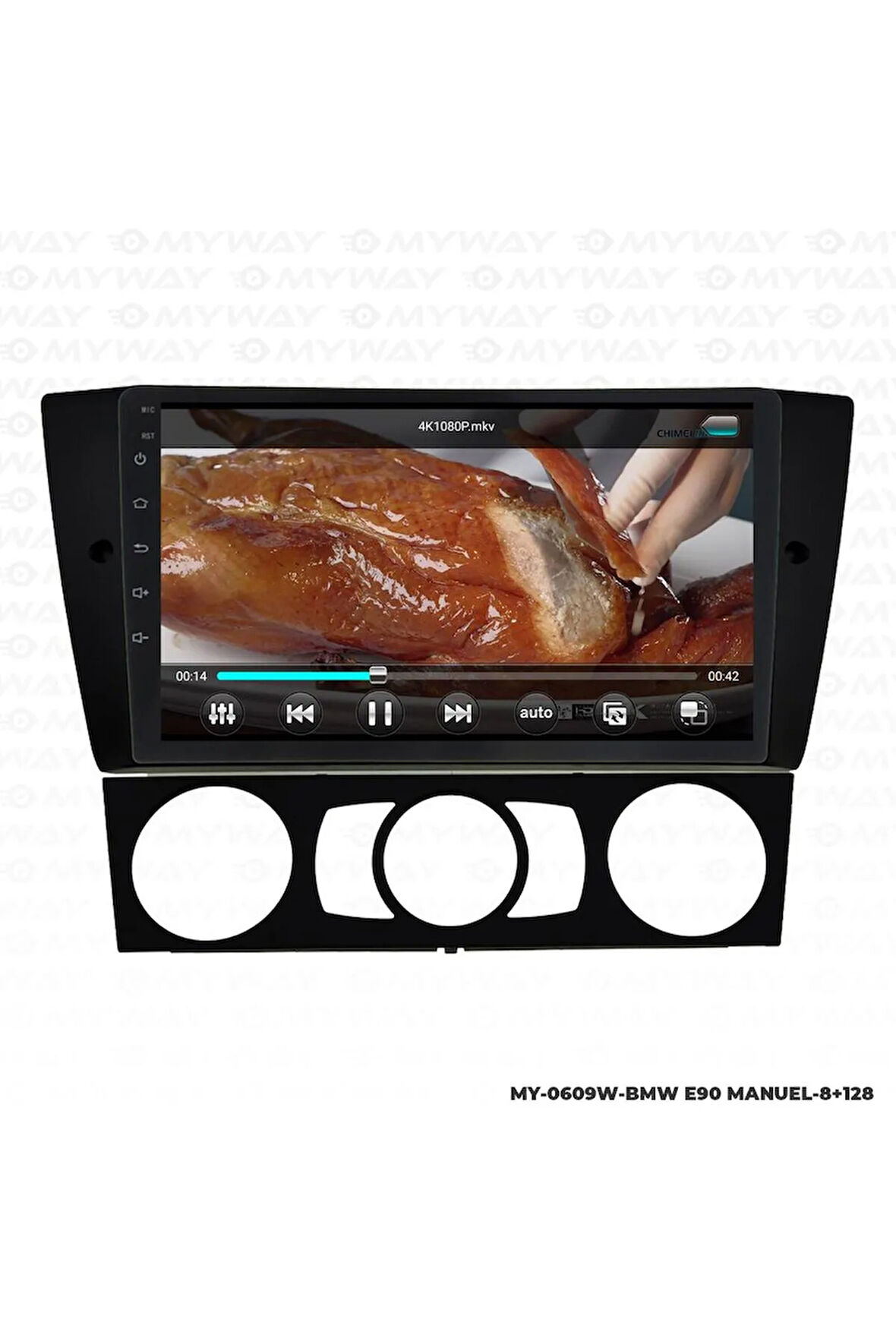 BMW E90 ANDROİD 12 MULTİMEDYA CARPLAY 4GB RAM+64GB HDD MANUEL NAVİGASYON EKRAN