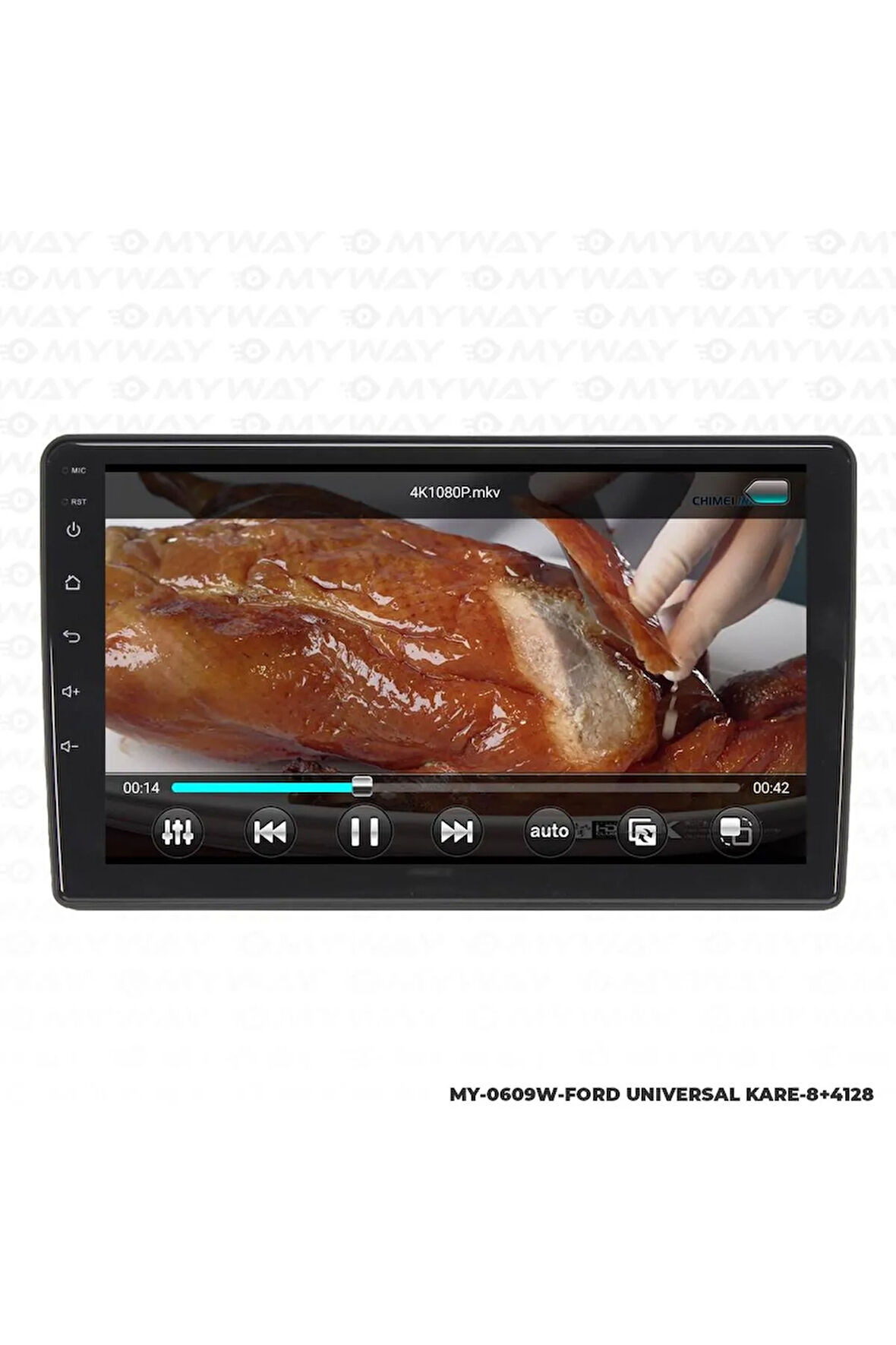 FORD FİESTA ANDROİD 12 MULTİMEDYA CARPLAY 4GB RAM+64GB HDD 2006-2008 NAVİGASYON EKRAN