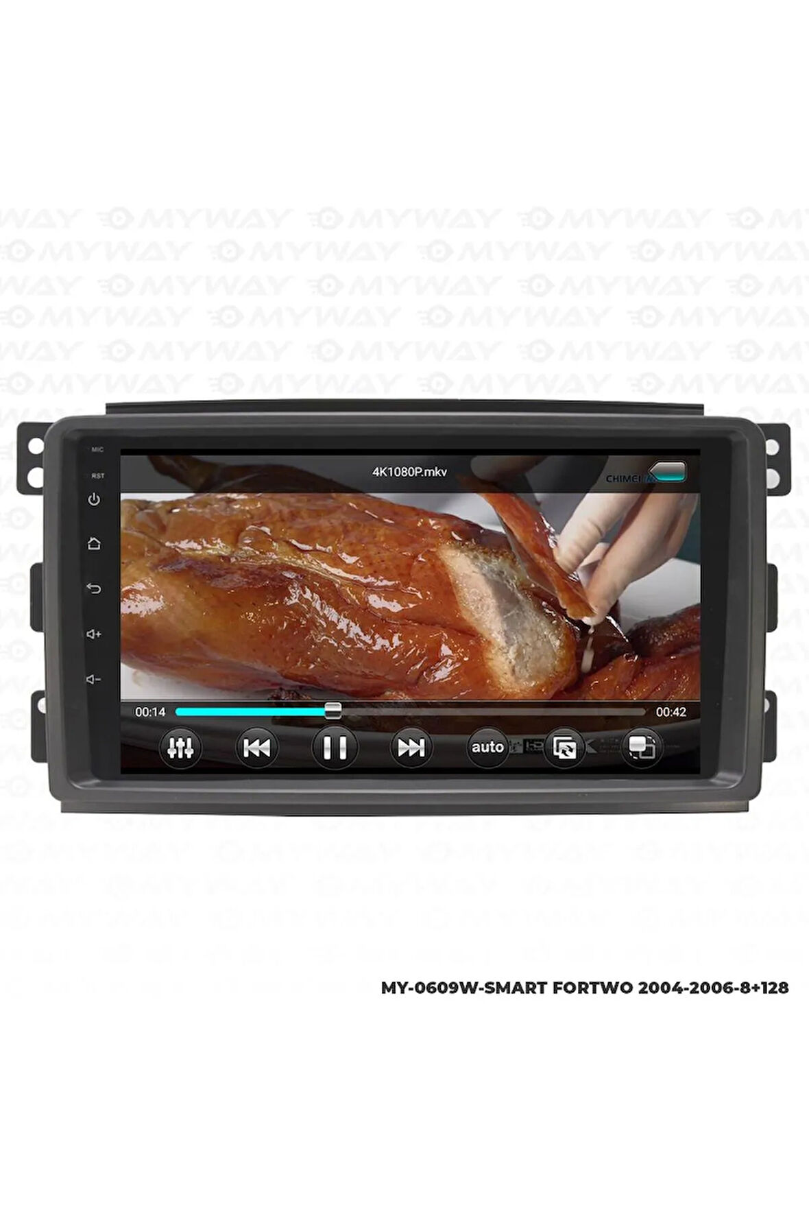 SMART FORFOUR ANDROİD 12 MULTİMEDYA CARPLAY 4GB RAM+64GB HDD NAVİGASYON EKRAN