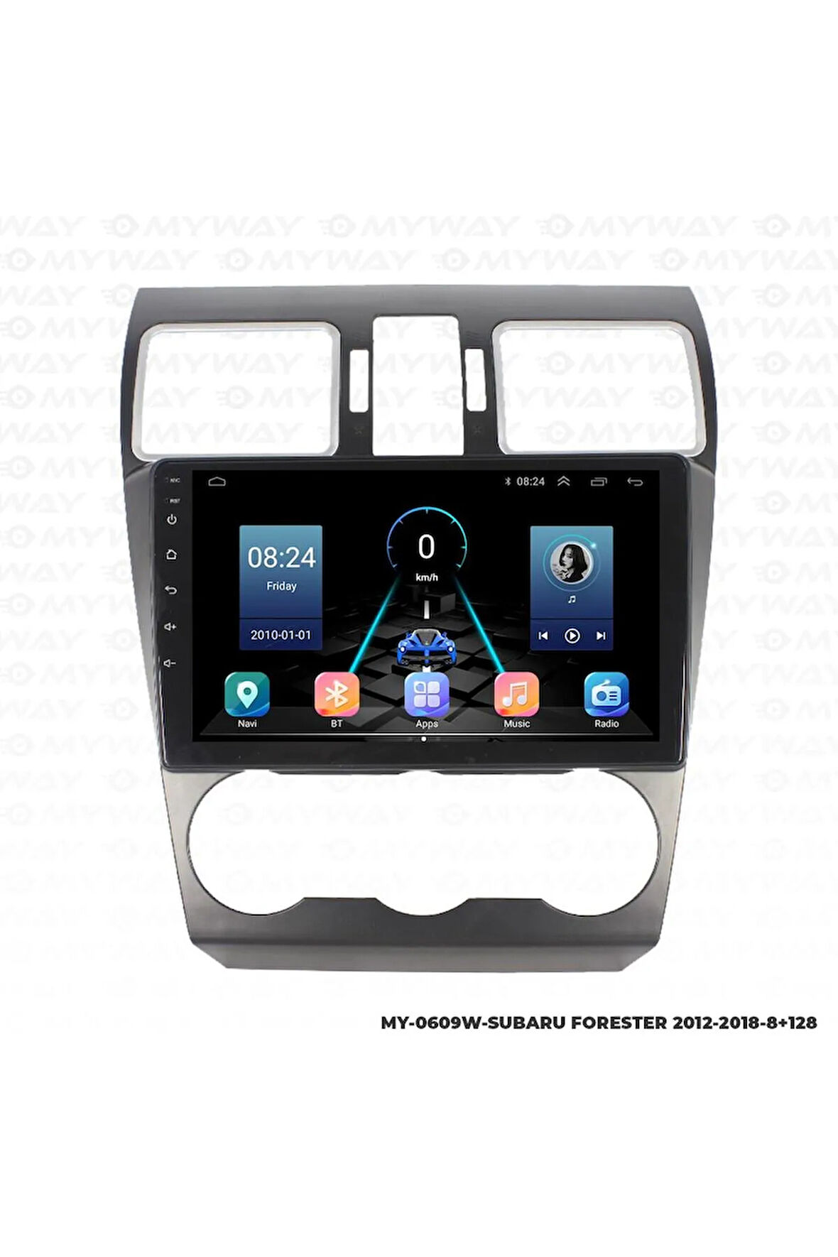 SUBARU FORESTER ANDROİD 12 MULTİMEDYA CARPLAY 4GB RAM+64GB HDD 2012-2018 NAVİGASYON EKRAN