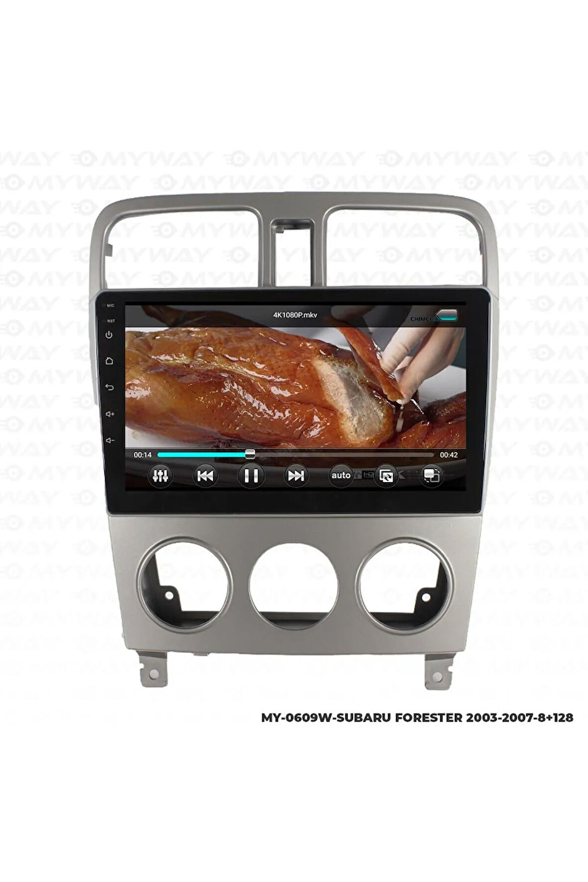 SUBARU FORESTER ANDROİD 12 MULTİMEDYA CARPLAY 4GB RAM+64GB HDD 2003-2007 NAVİGASYON EKRAN