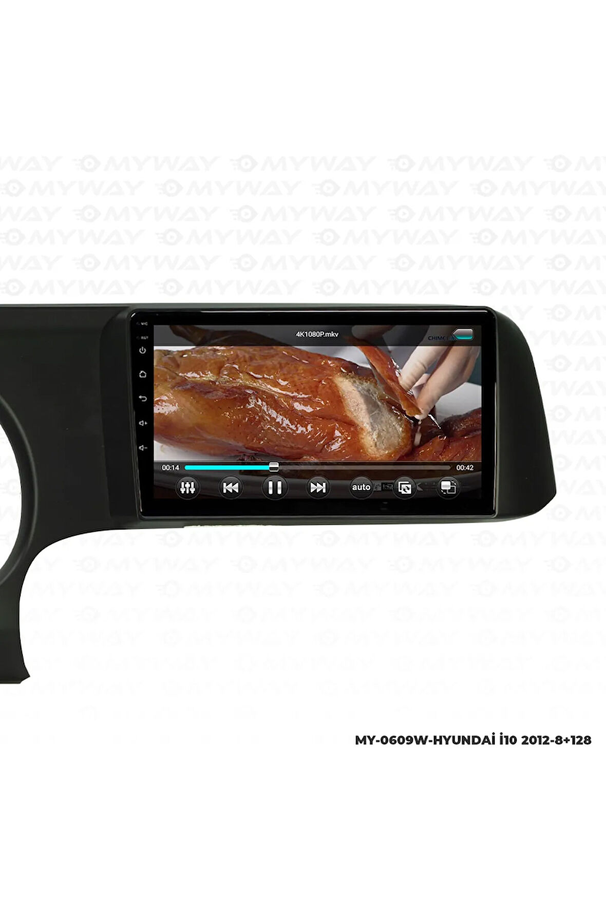 HYUNDAİ İ10 ANDROİD 12 Uyumlu MULTİMEDYA CARPLAY 4GB RAM+64GB HDD 2012 NAVİGASYON EKRAN