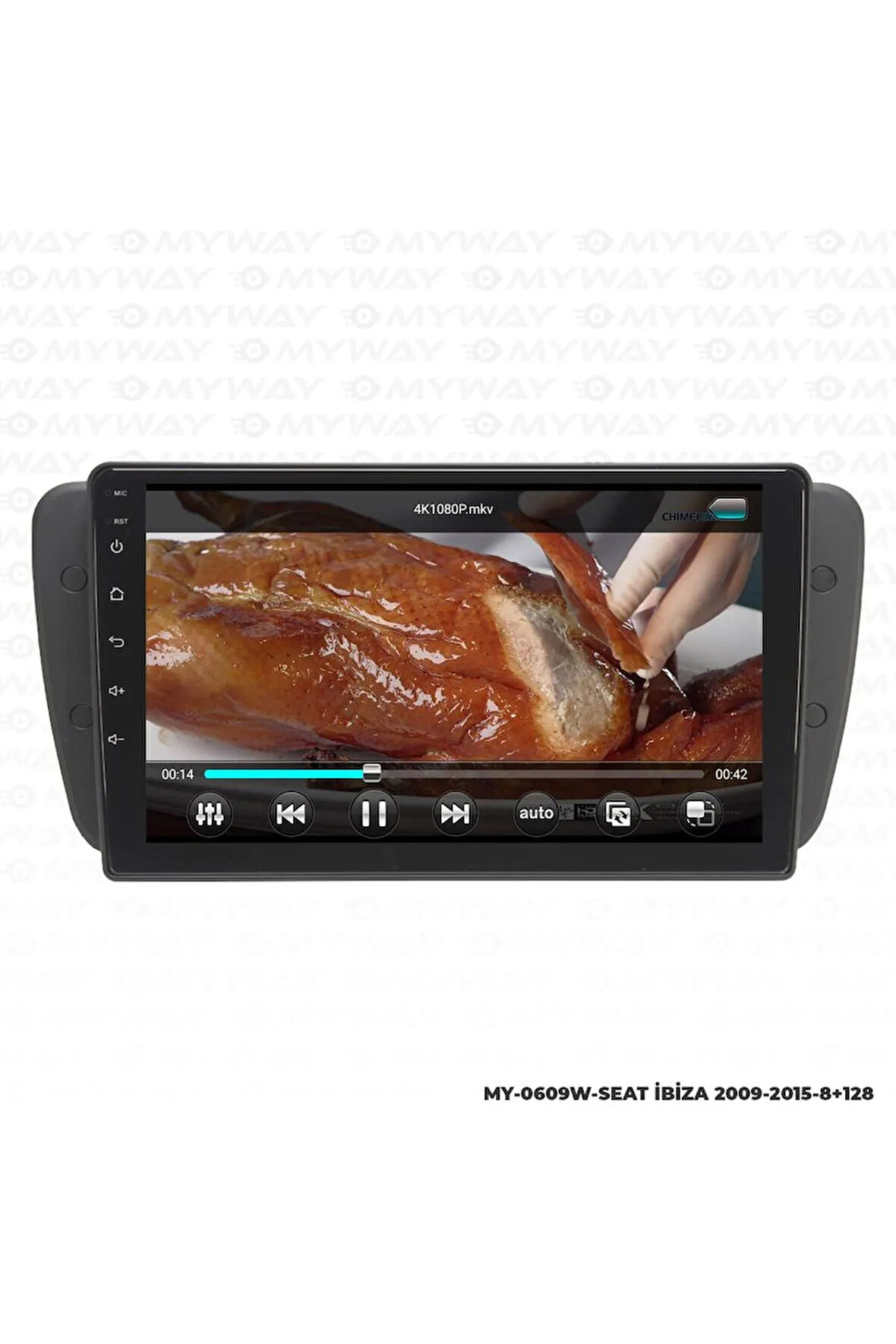 SEAT İBİZA ANDROİD 12 MULTİMEDYA CARPLAY 4GB RAM+64GB HDD 2009-2015 NAVİGASYON EKRAN