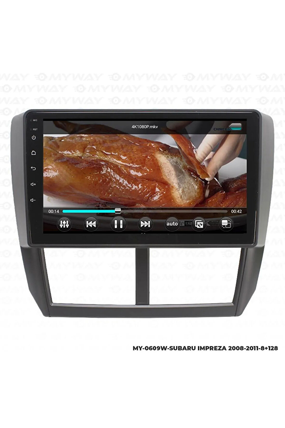 SUBARU İMPREZA ANDROİD 12 MULTİMEDYA CARPLAY 4GB RAM+64GB HDD NAVİGASYON EKRAN