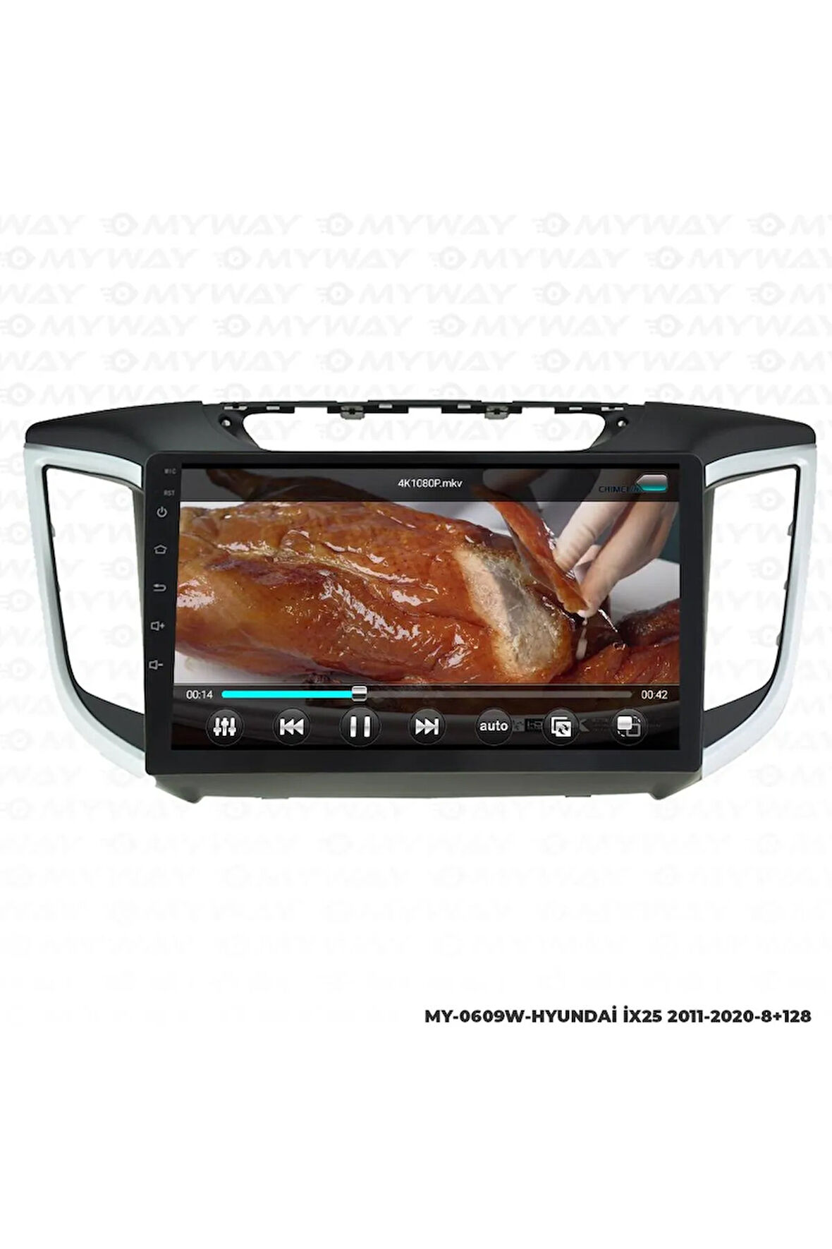 HYUNDAİ İX25 Uyumlu ANDROİD 12 MULTİMEDYA CARPLAY 4GB RAM+64GB HDD NAVİGASYON EKRAN