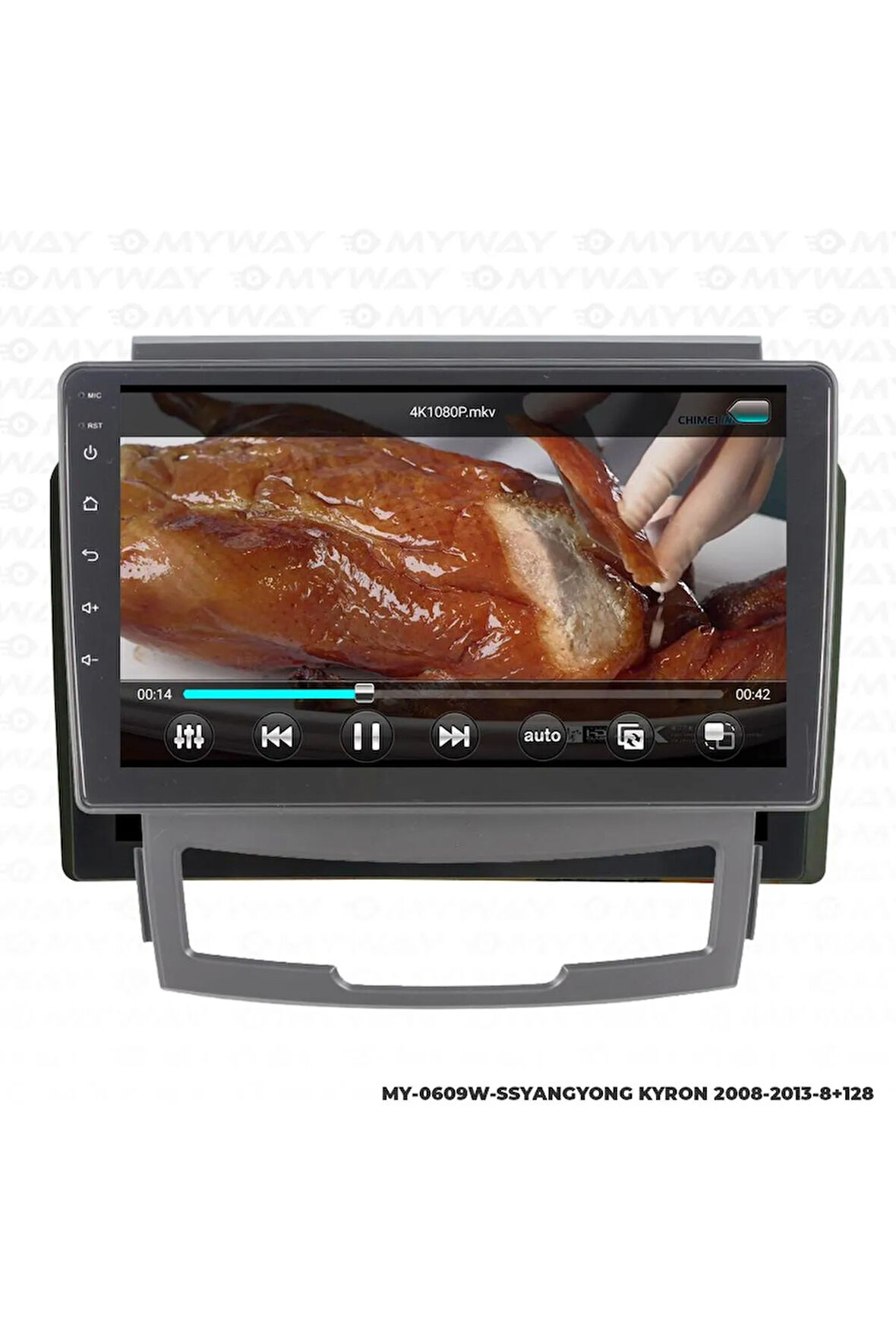 SSANYONG KYRON ANDROİD 12 MULTİMEDYA CARPLAY 4GB RAM+64GB HDD 2008-2013 NAVİGASYON EKRAN