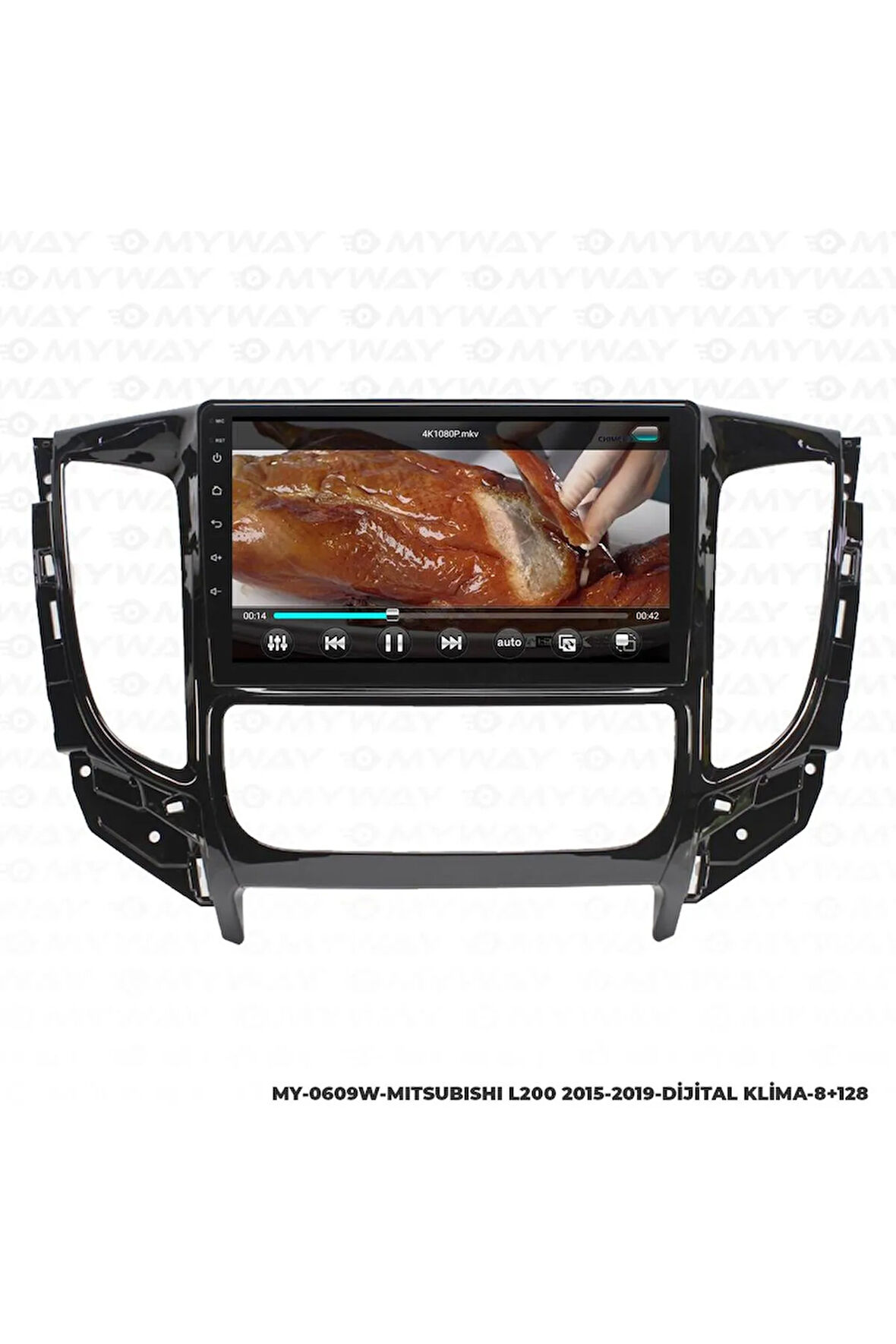 MİTSUBİSHİ L200 ANDROİD 12 MULTİMEDYA CARPLAY 4GB RAM+64GB HDD DİJİTAL NAVİGASYON EKRAN