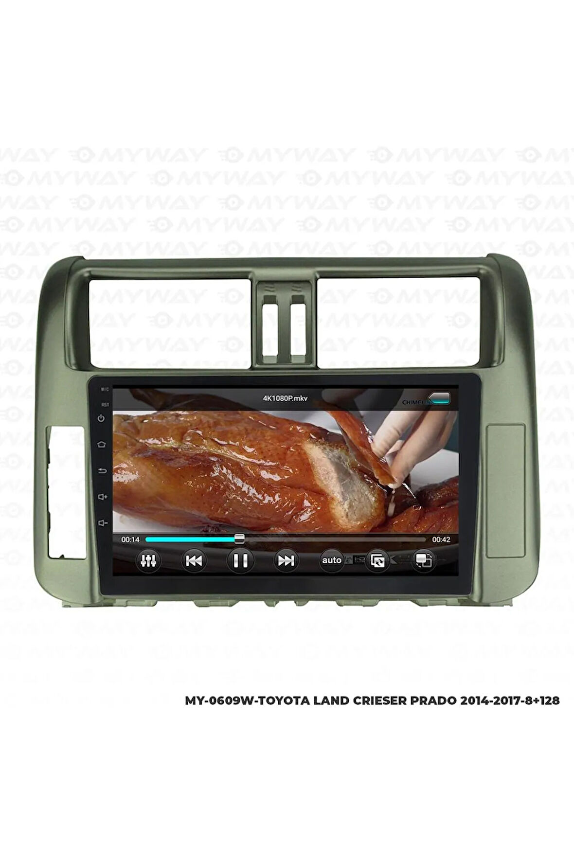 TOYOTA LAND CRUİSER PRADO ANDROİD 12 MULTİMEDYA CARPLAY 4GB RAM+64GB HDD 2014-2017 NAVİGASYON EKRAN