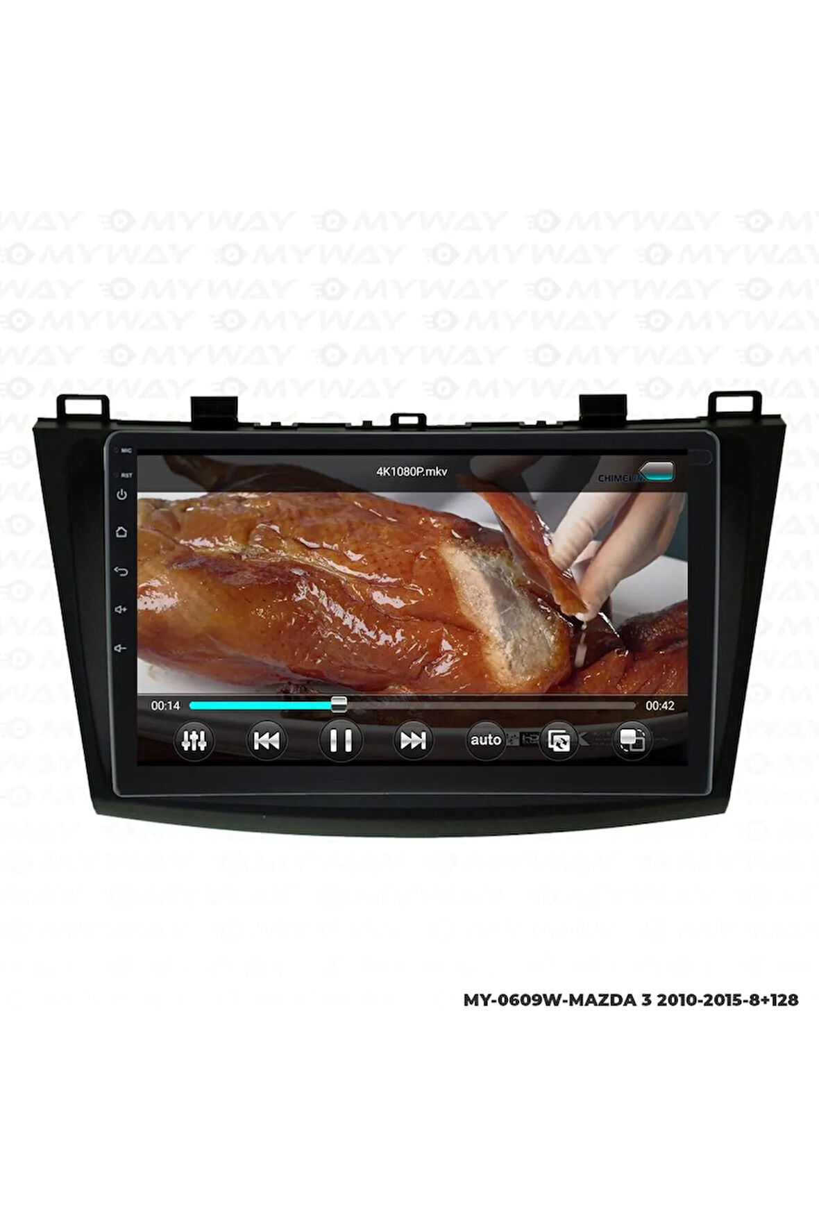 MAZDA 3 ANDROİD 12 MULTİMEDYA CARPLAY 4GB RAM+64GB HDD 2010-2015 NAVİGASYON EKRAN