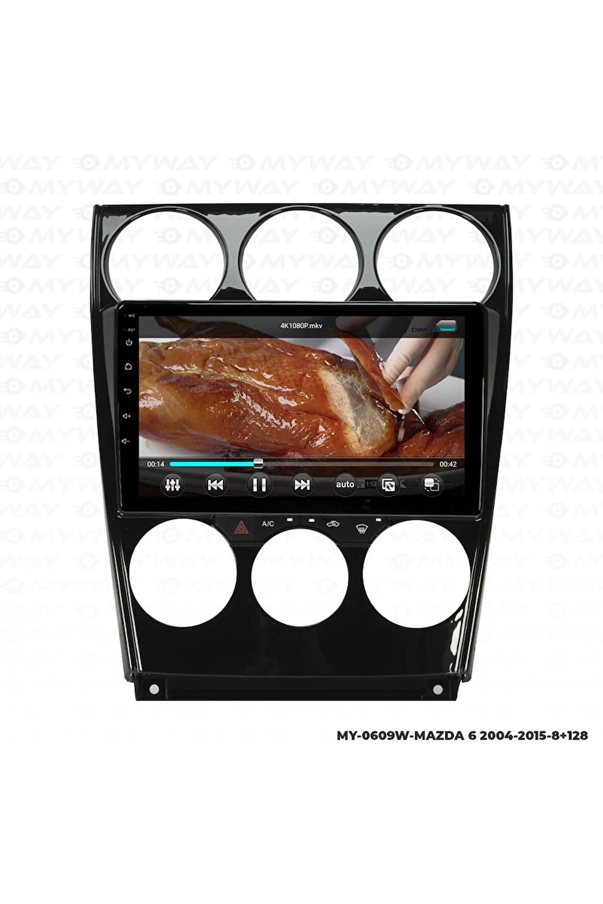 MAZDA 6 ANDROİD 12 MULTİMEDYA CARPLAY 4GB RAM+64GB HDD 2004-2015 NAVİGASYON EKRAN