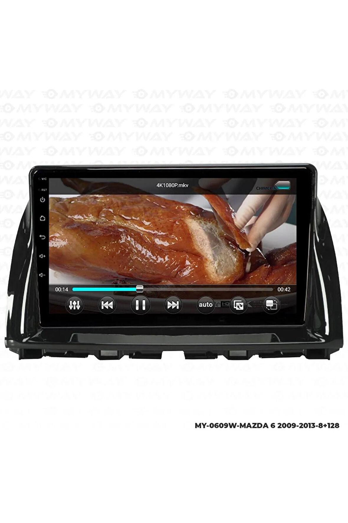 MAZDA 6 ANDROİD 12 MULTİMEDYA CARPLAY 4GB RAM+64GB HDD 2009-2013 NAVİGASYON EKRAN