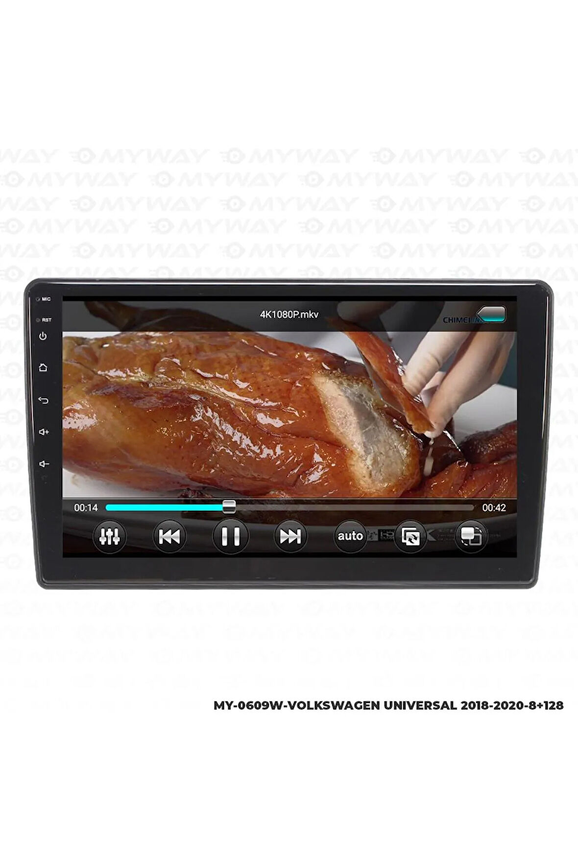 VOLKSWAGEN POLO ANDROİD 12 MULTİMEDYA CARPLAY 4GB RAM+64GB HDD 2018-2020 NAVİGASYON EKRAN