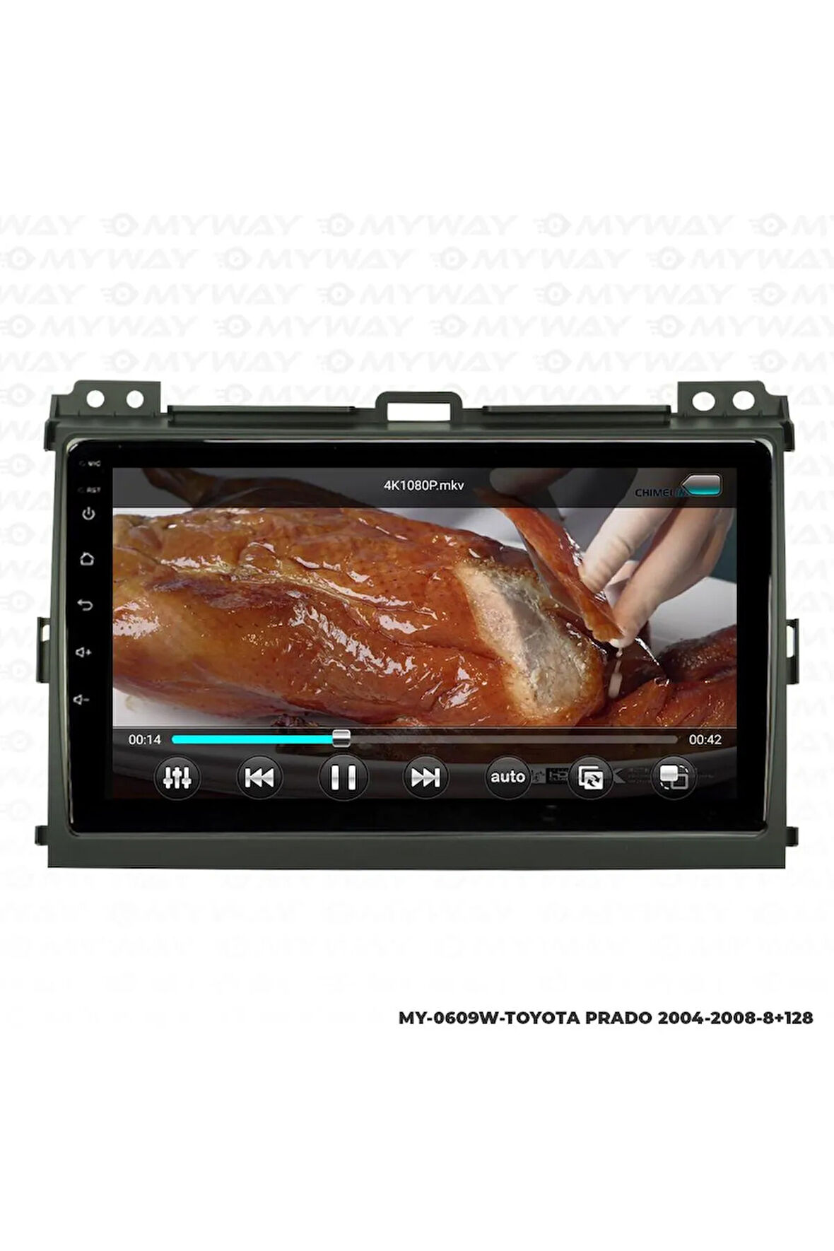 TOYOTA PRADO ANDROİD 12 MULTİMEDYA CARPLAY 4GB RAM+64GB HDD 2004-2008 NAVİGASYON EKRAN