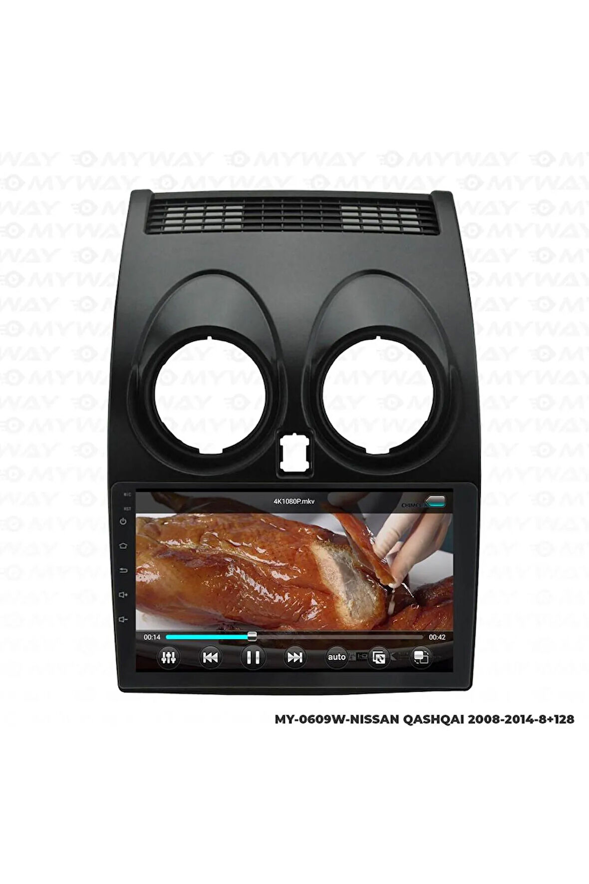 NİSSAN QASHQAİ ANDROİD 12 MULTİMEDYA CARPLAY 4GB RAM+64GB HDD 2008-2014 NAVİGASYON EKRAN