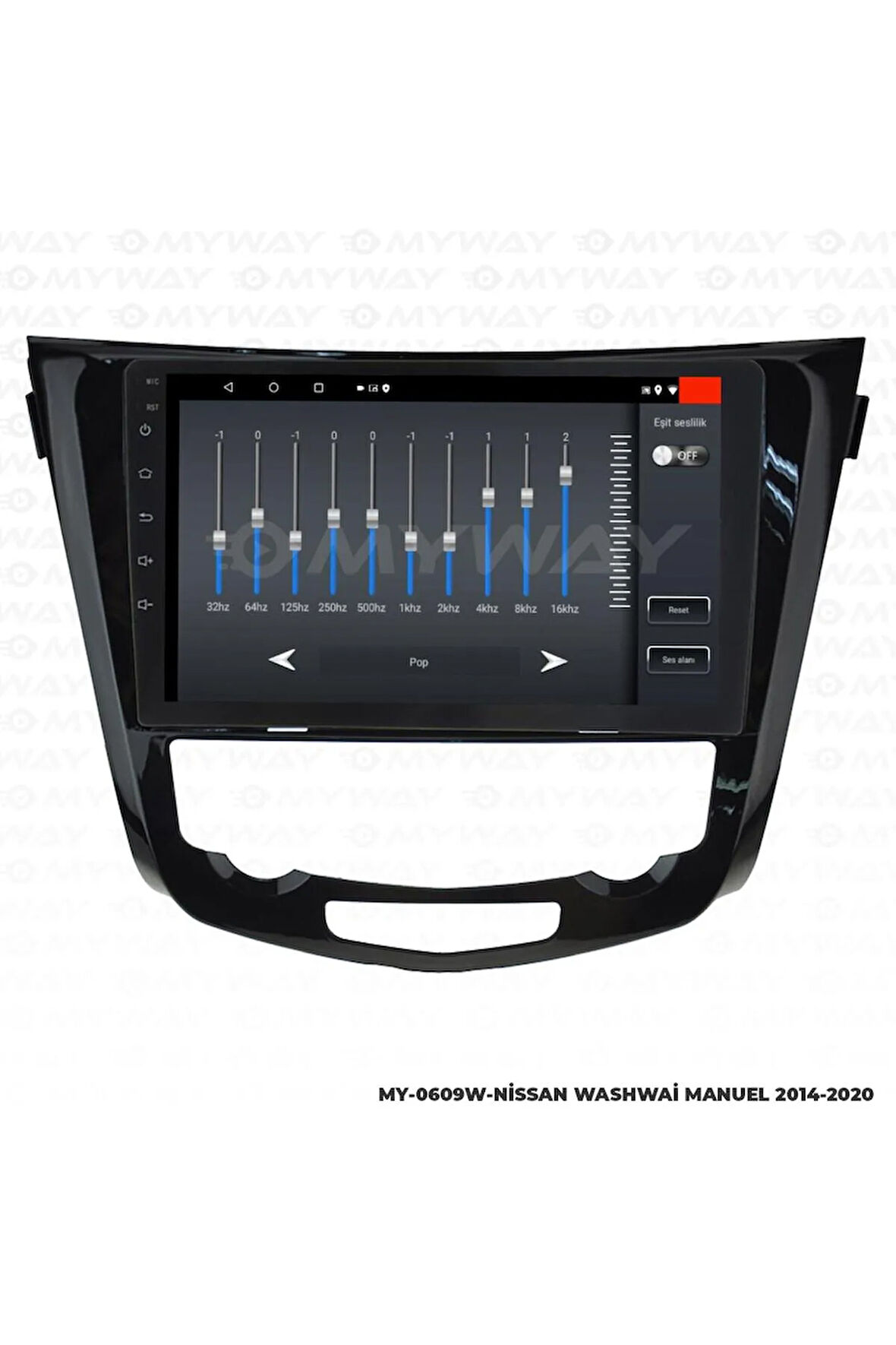 NİSSAN QASHQAİ ANDROİD 12 MULTİMEDYA CARPLAY 4GB RAM+64GB HDD MANUEL NAVİGASYON EKRAN