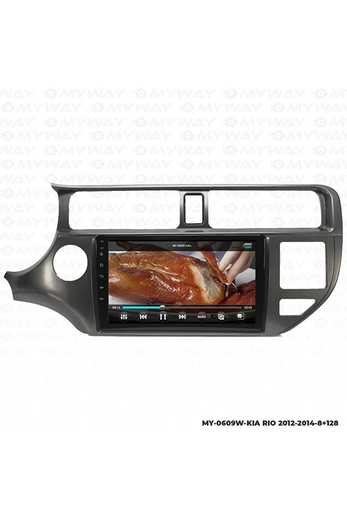 KİA RİO ANDROİD 12 MULTİMEDYA CARPLAY 4GB RAM+64GB HDD 2012-2014 NAVİGASYON EKRAN