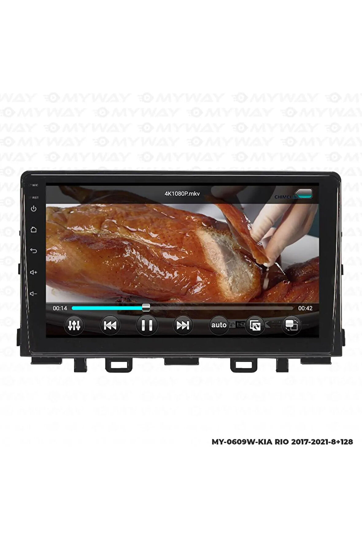 KİA RİO ANDROİD 12 MULTİMEDYA CARPLAY 4GB RAM+64GB HDD 2017-2021 NAVİGASYON EKRAN