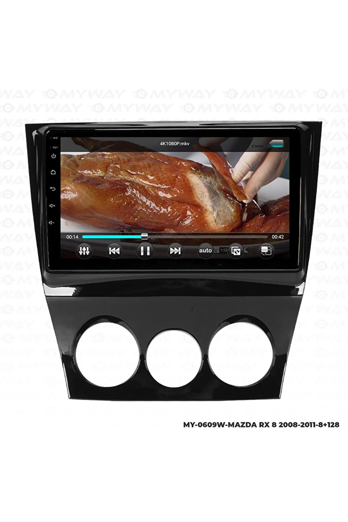 MAZDA RX8 ANDROİD 12 MULTİMEDYA CARPLAY 4GB RAM+64GB HDD NAVİGASYON EKRAN