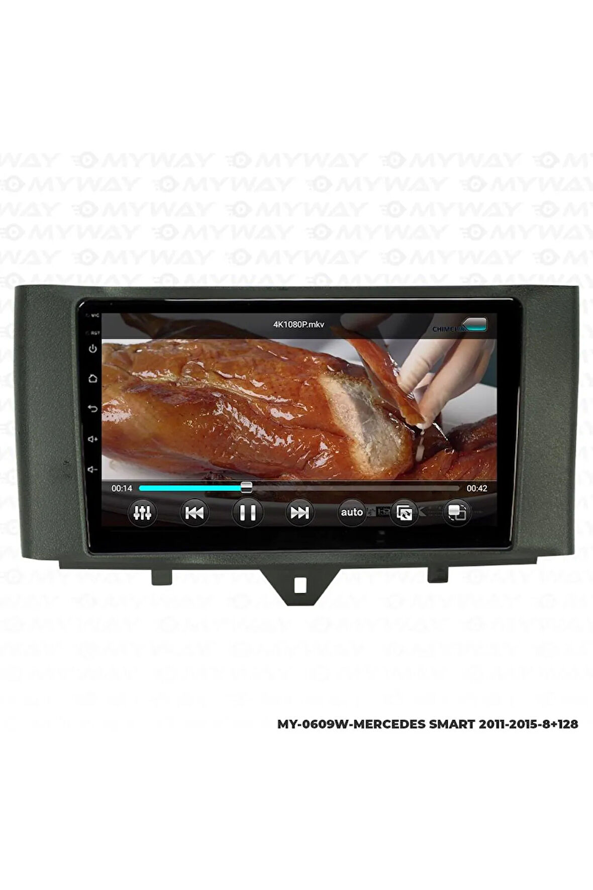 MERCEDES SMART ANDROİD 12 MULTİMEDYA CARPLAY 4GB RAM+64GB HDD 2011-2015 NAVİGASYON EKRAN