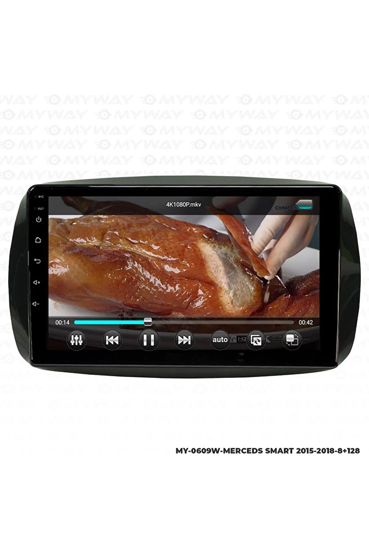 MERCEDES SMART ANDROİD 12 MULTİMEDYA CARPLAY 4GB RAM+64GB HDD 2015-2018 NAVİGASYON EKRAN