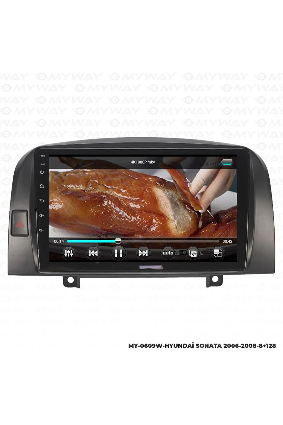 HYUNDAİ SONATA Uyumlu ANDROİD 12 MULTİMEDYA CARPLAY 4GB RAM+64GB HDD 2006-2008 NAVİGASYON EKRAN