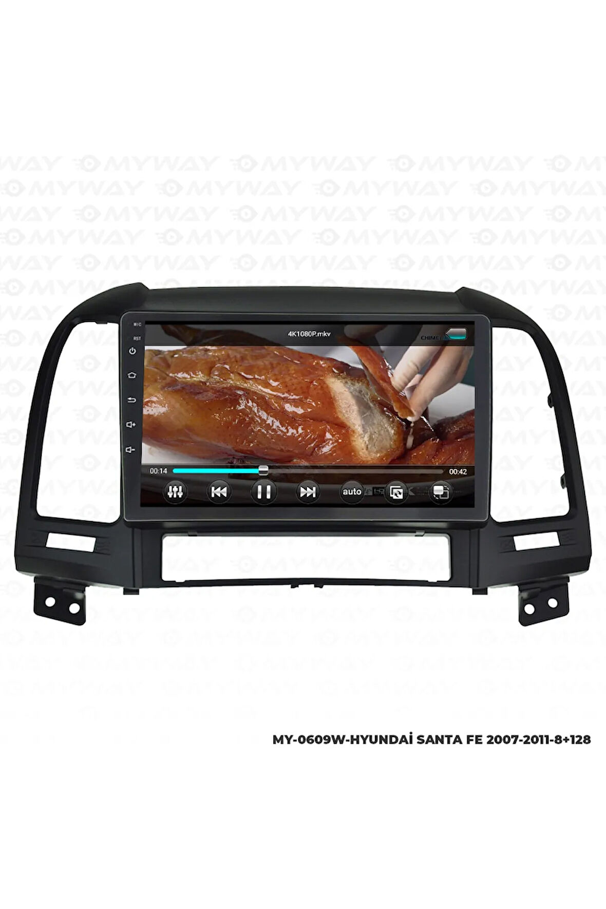 HYUNDAİ SANTA FE ANDROİD 12 MULTİMEDYA CARPLAY 4GB RAM+64GB HDD NAVİGASYON EKRAN