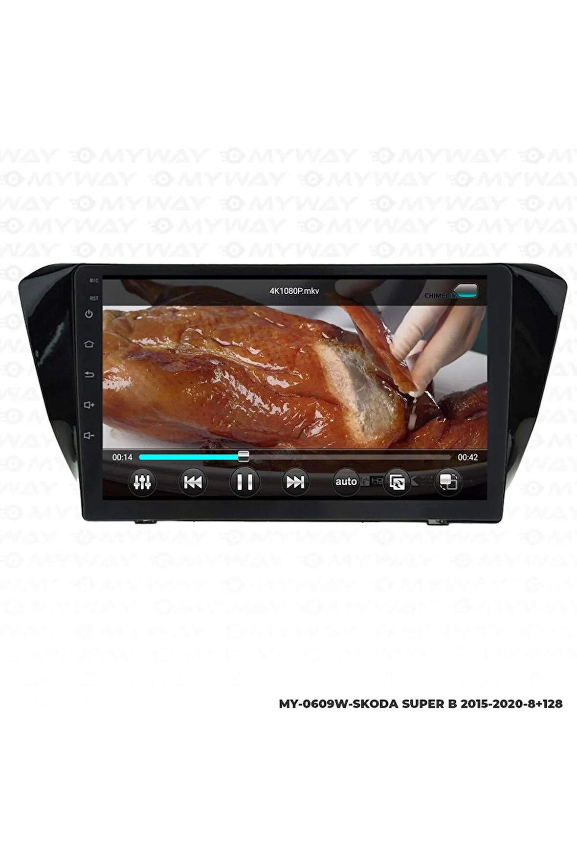 SKODA SUPERB ANDROİD 12 MULTİMEDYA CARPLAY 4GB RAM+64GB HDD 2015-2020 NAVİGASYON EKRAN