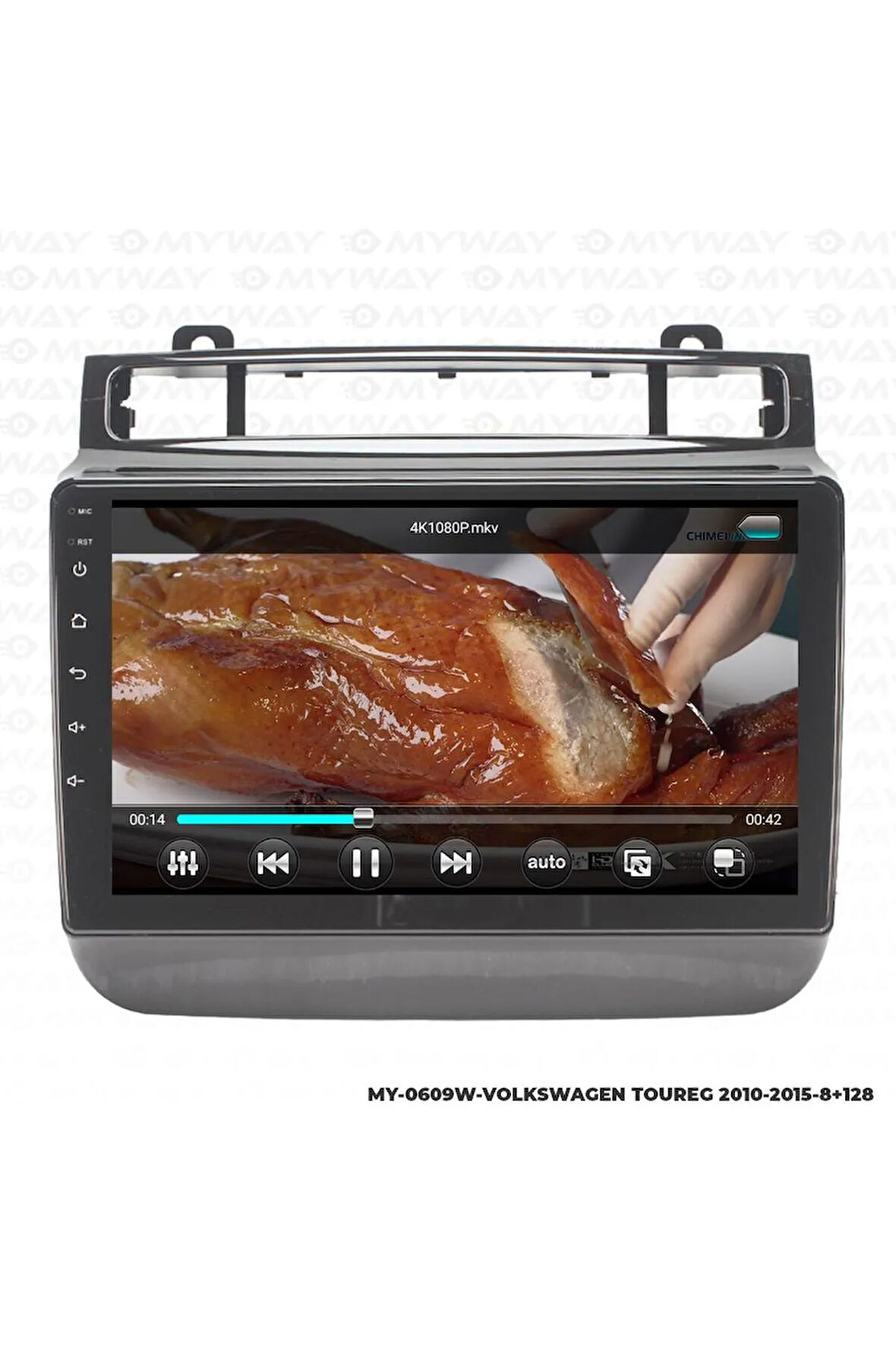 VOLKSWAGEN TOUAREG ANDROİD 12 MULTİMEDYA CARPLAY 4GB RAM+64GB HDD 2010-2015 NAVİGASYON EKRAN