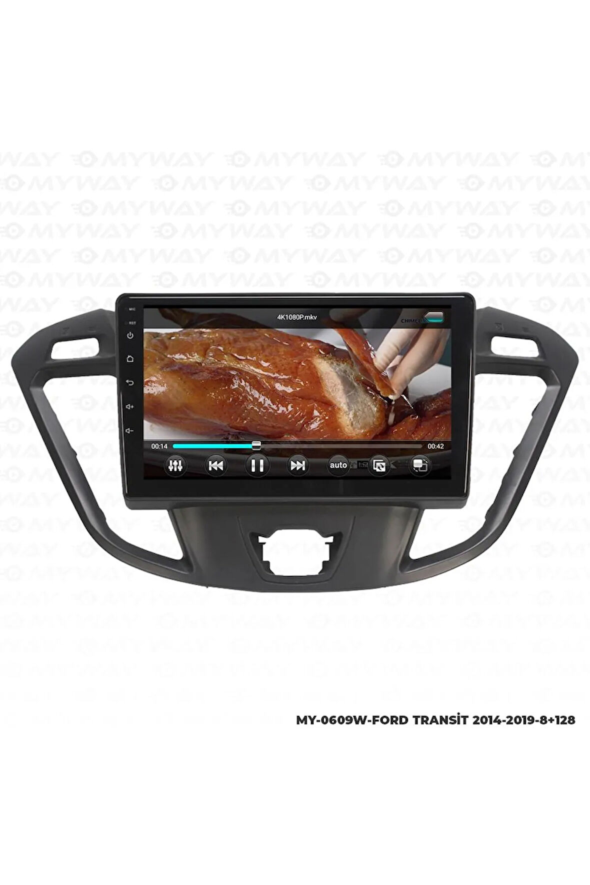 FORD TRANSİT CUSTOM ANDROİD 12 MULTİMEDYA CARPLAY 4GB RAM+64GB HDD NAVİGASYON EKRAN