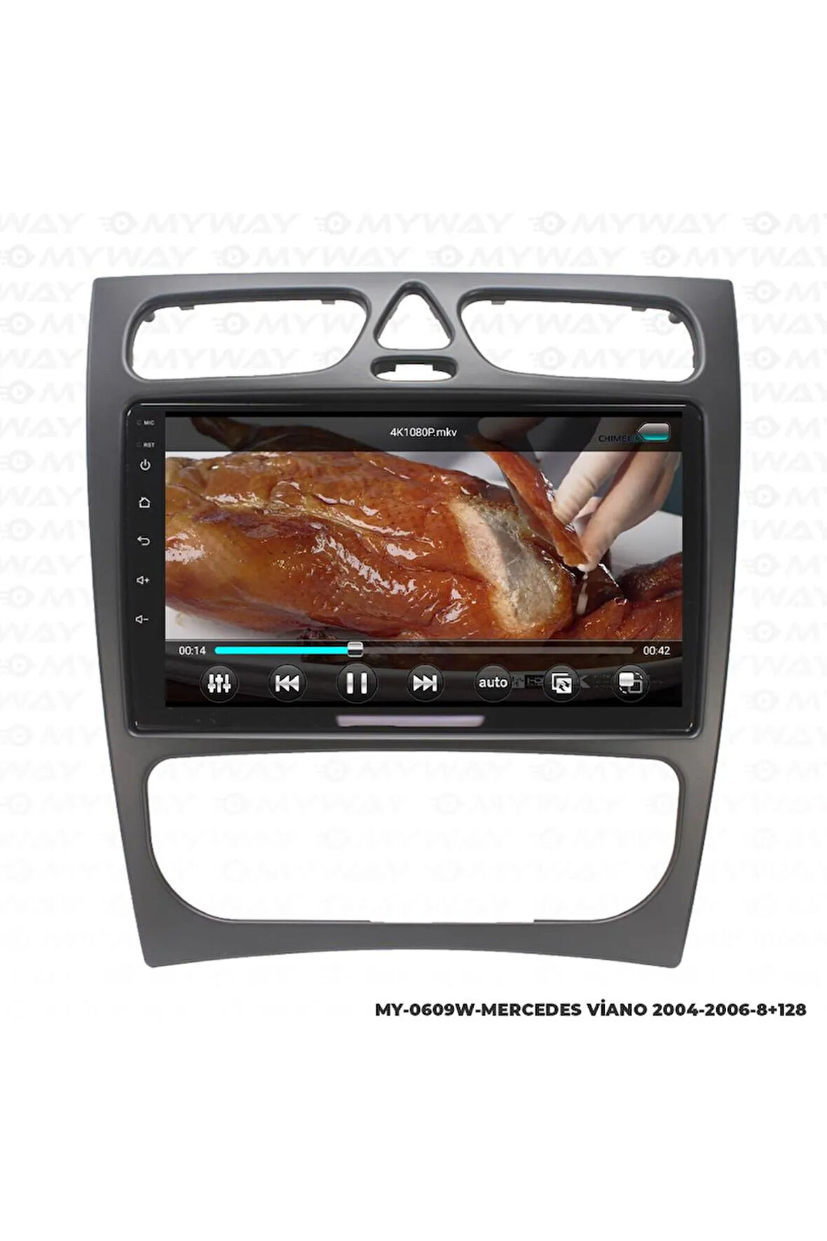 MERCEDES VİANO ANDROİD 12 MULTİMEDYA CARPLAY 4GB RAM+64GB HDD 2004-2006 NAVİGASYON EKRAN