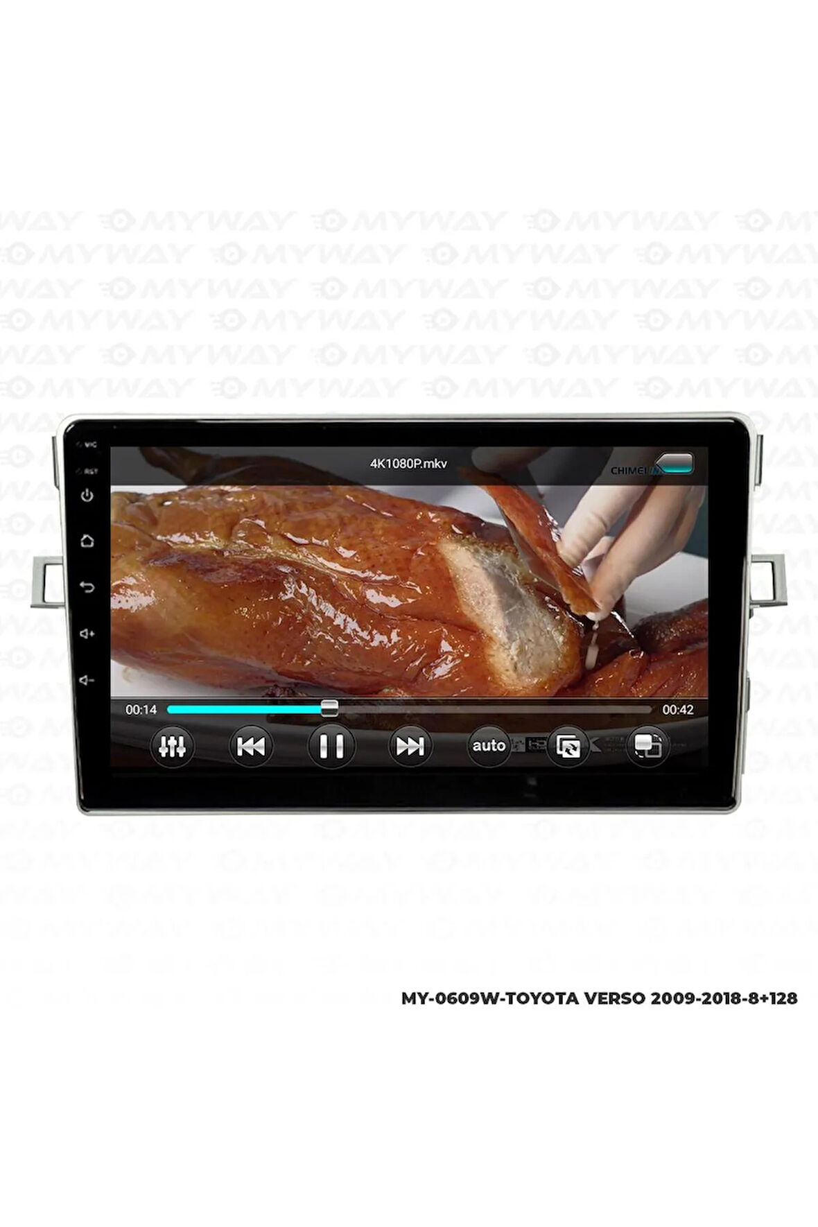 TOYOTA VERSO ANDROİD 12 MULTİMEDYA CARPLAY 4GB RAM+64GB HDD 2009-2018 NAVİGASYON EKRAN