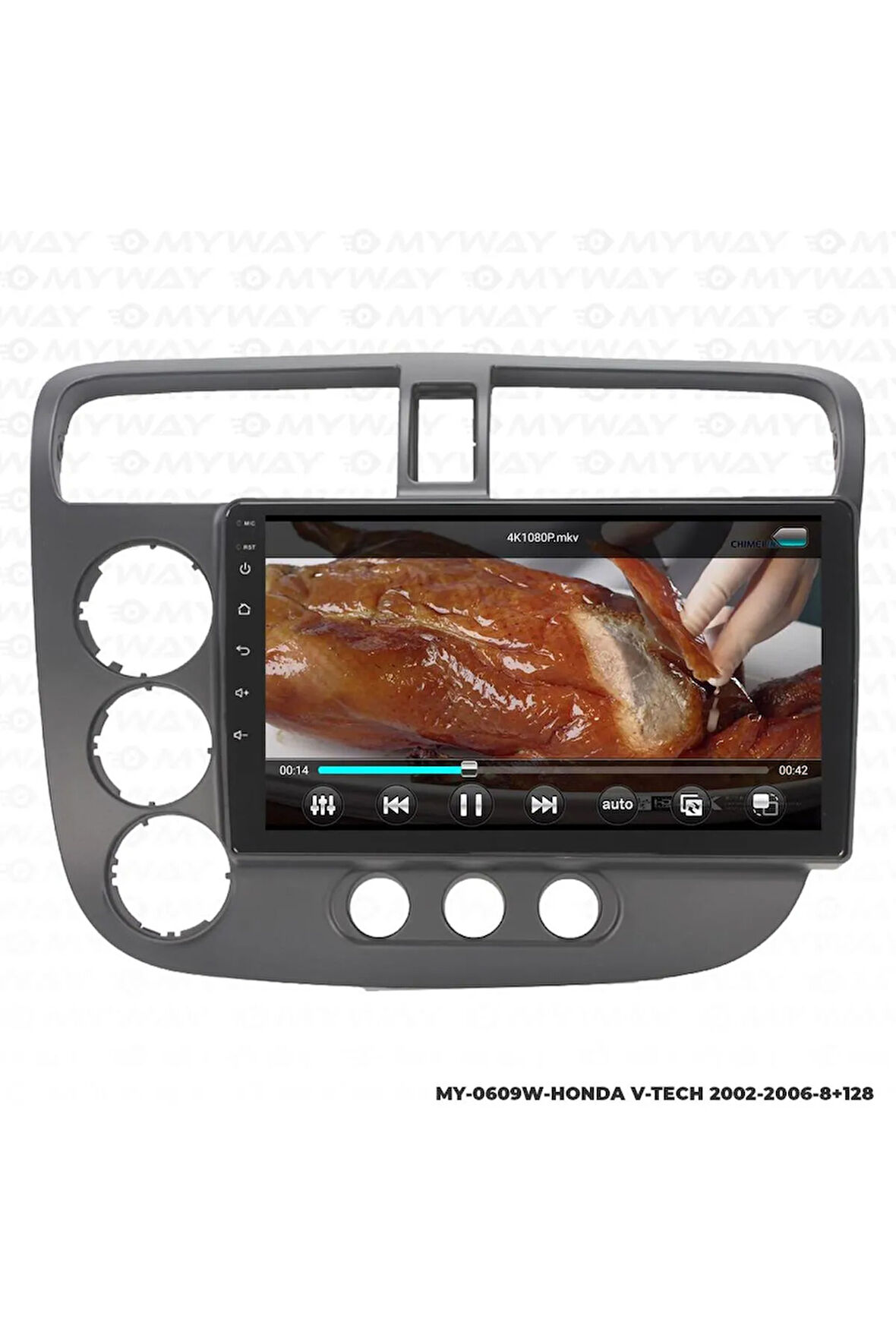 HONDA V-TECH 2 ANDROİD 12 MULTİMEDYA CARPLAY 4GB RAM+64GB HDD NAVİGASYON EKRAN