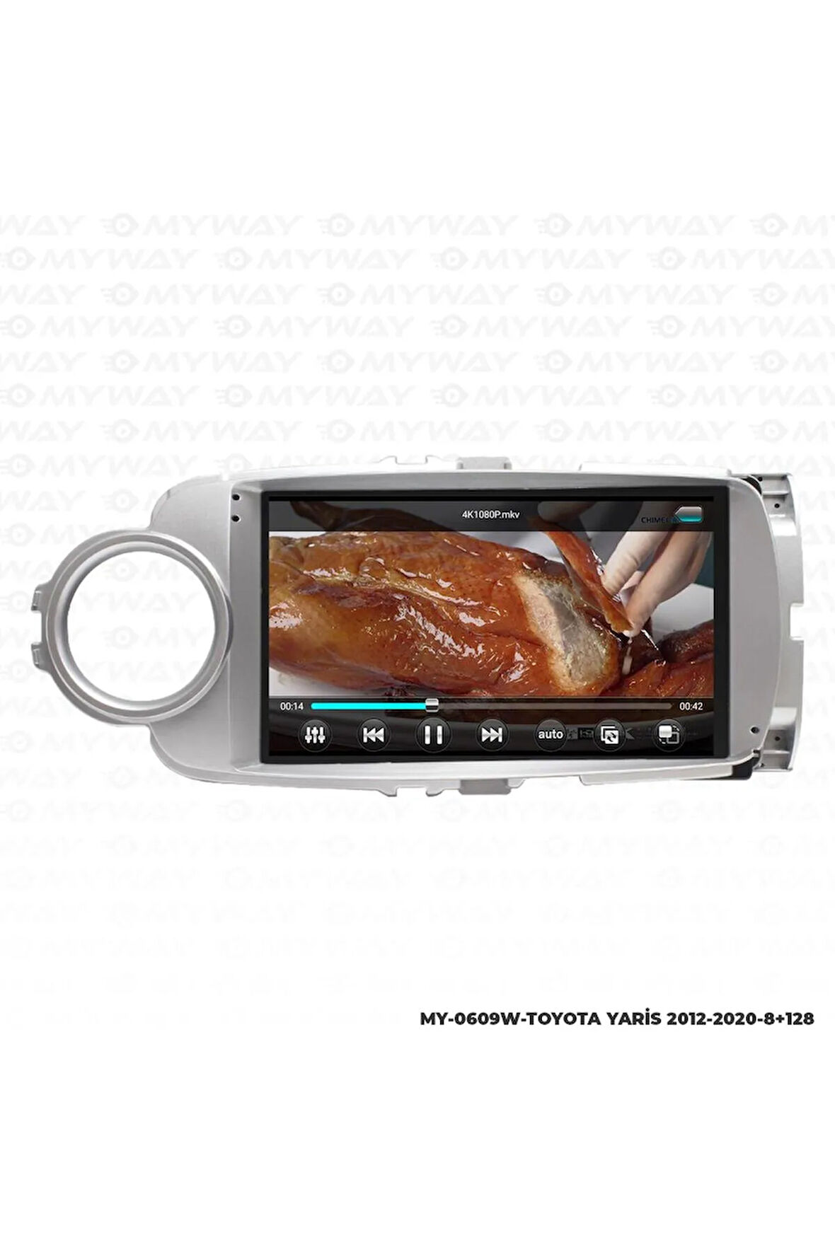 TOYOTA YARİS ANDROİD 12 MULTİMEDYA CARPLAY 4GB RAM+64GB HDD 2012-2020 NAVİGASYON EKRAN