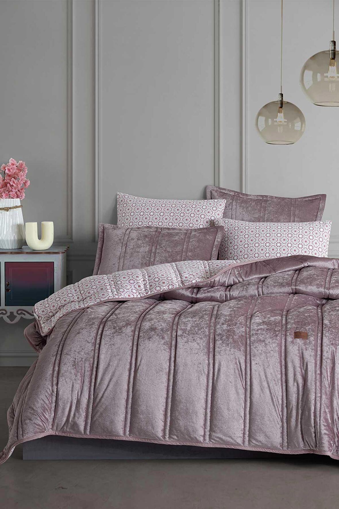 Elart Fancy Comfort Set Modern Uyku Seti Çift Kişilik Gülkurusu