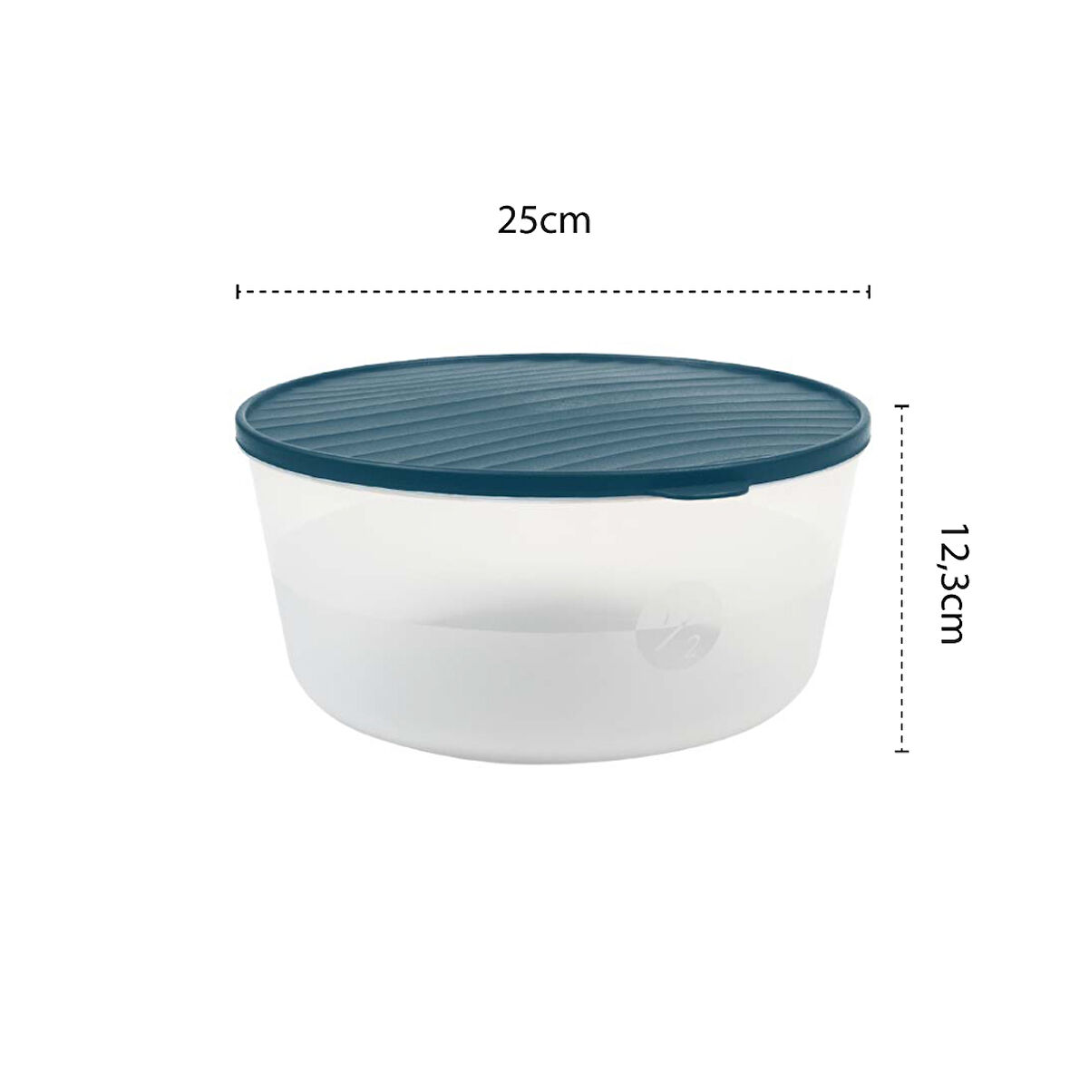 Yuvarlak Saklama Kabı Seti (3–4.5–6.5 L) – Kırılmaz, Çizilmez & Sızdırmaz