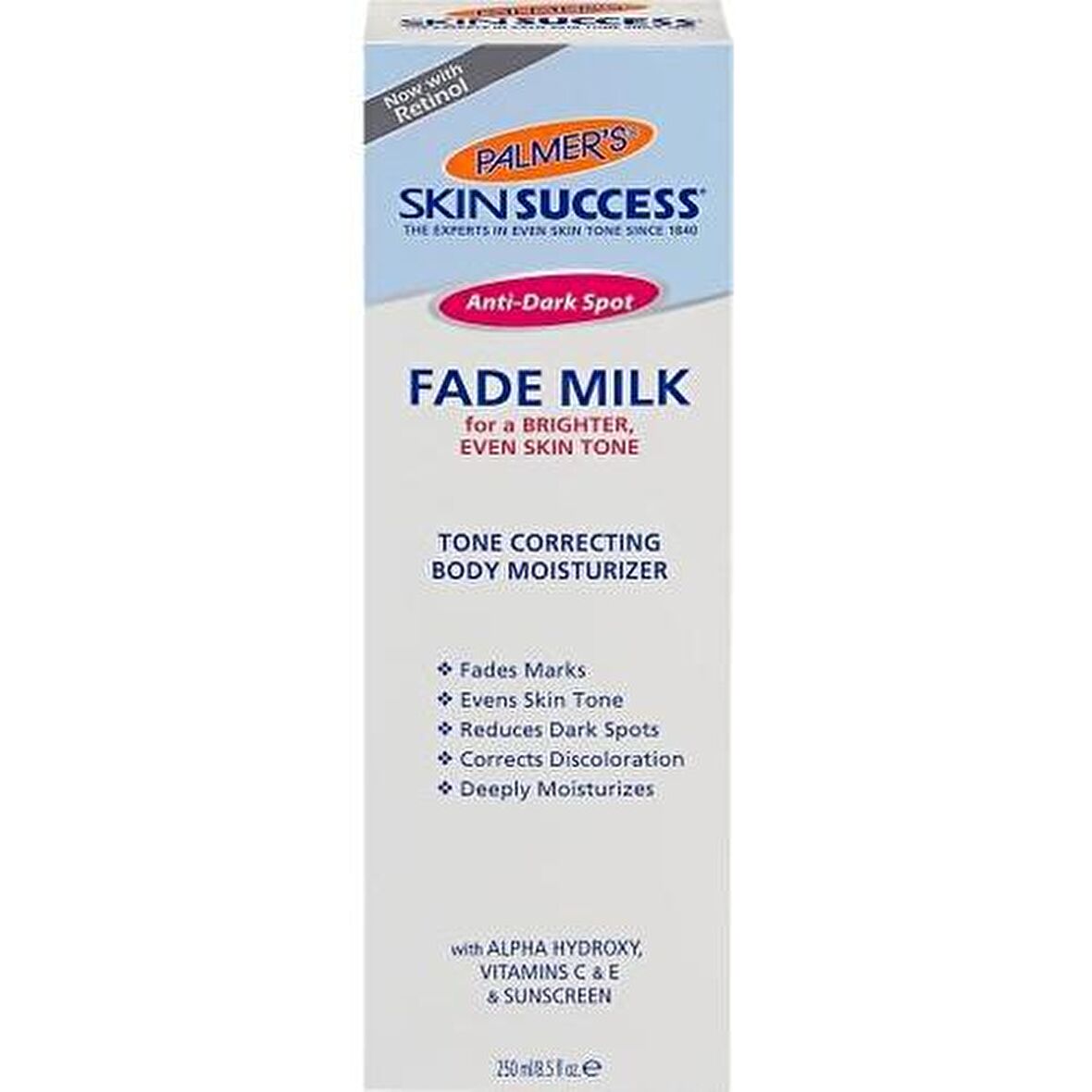 Palmer's Anti Dark Spot Fade Milk Tone Corre 250 ml Tonlayıcı Vücut Losyonu Sütü