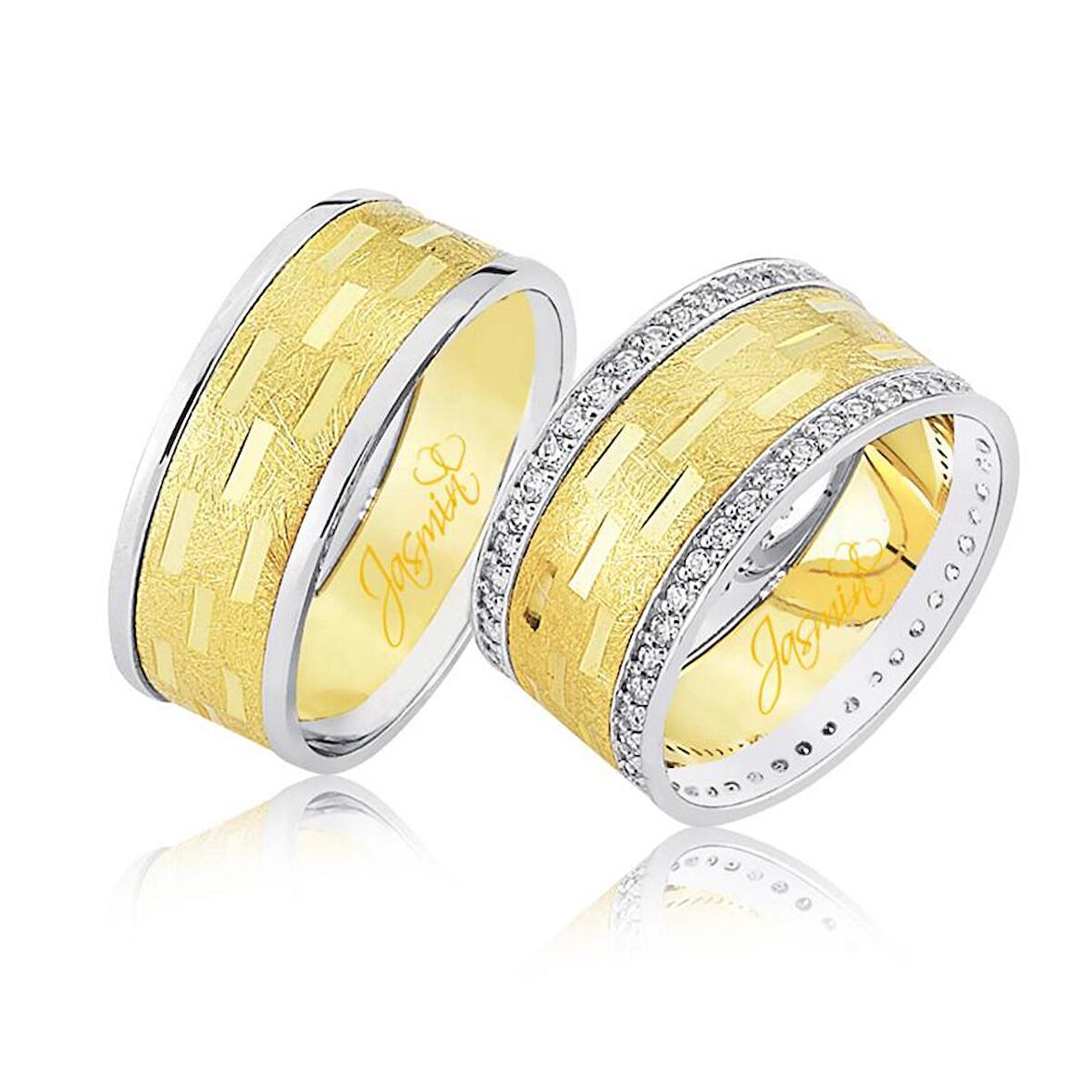 Taşlı Altın Alyans 0102-3