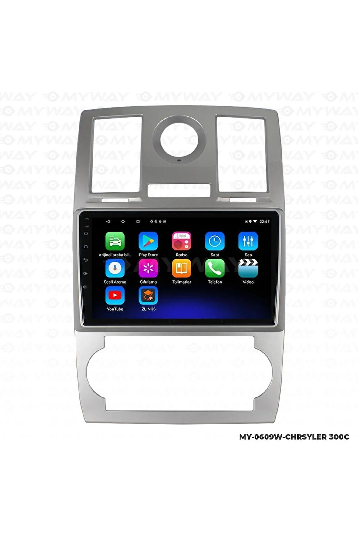 CHRYSLER 300C ANDROİD 12 MULTİMEDYA CARPLAY 2GB RAM+32GB HDD NAVİGASYON EKRAN