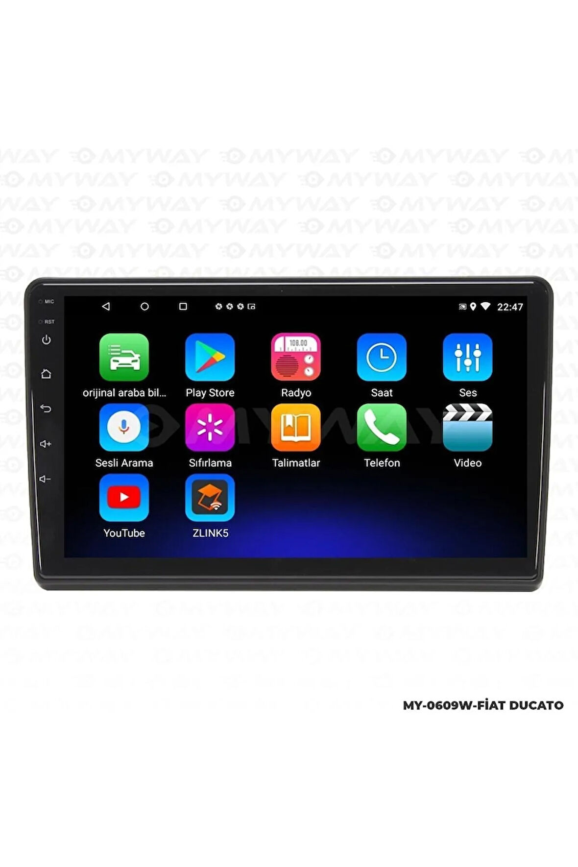 PEUGEOT BOXER ANDROİD 12 MULTİMEDYA CARPLAY 2GB RAM+32GB HDD NAVİGASYON EKRAN