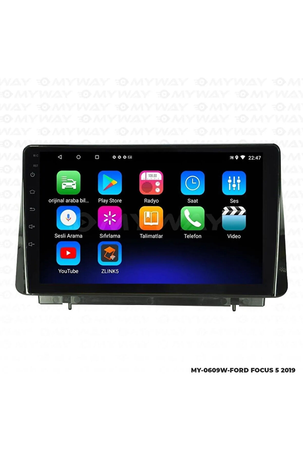 FORD FOCUS 5 ANDROİD 12 MULTİMEDYA CARPLAY 2GB RAM+32GB HDD NAVİGASYON EKRAN