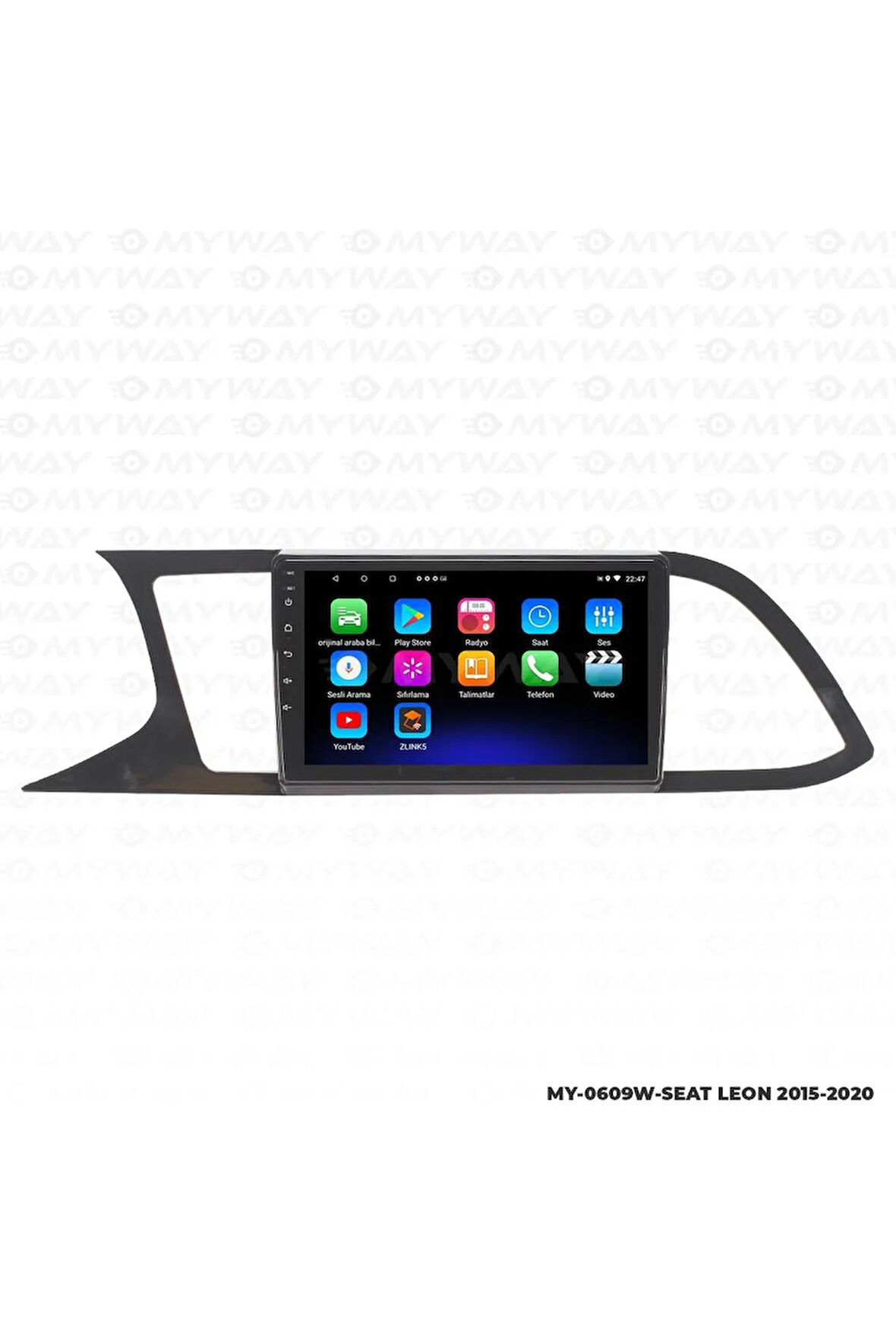 SEAT LEON ANDROİD 12 MULTİMEDYA CARPLAY 2GB RAM+32GB HDD 2015-2020 NAVİGASYON EKRAN