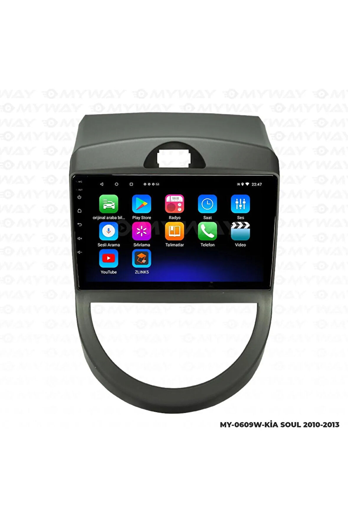 KİA SOUL ANDROİD 12 MULTİMEDYA CARPLAY 2GB RAM+32GB HDD NAVİGASYON EKRAN