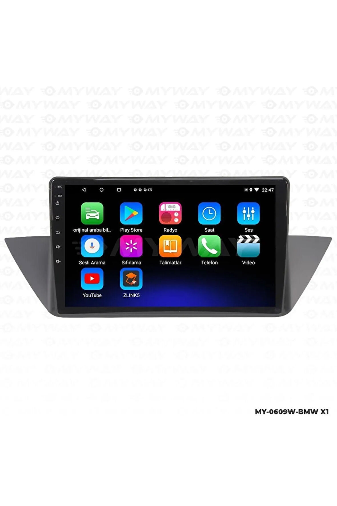 BMW X1 ANDROİD 12 MULTİMEDYA CARPLAY 2GB RAM+32GB HDD NAVİGASYON EKRAN