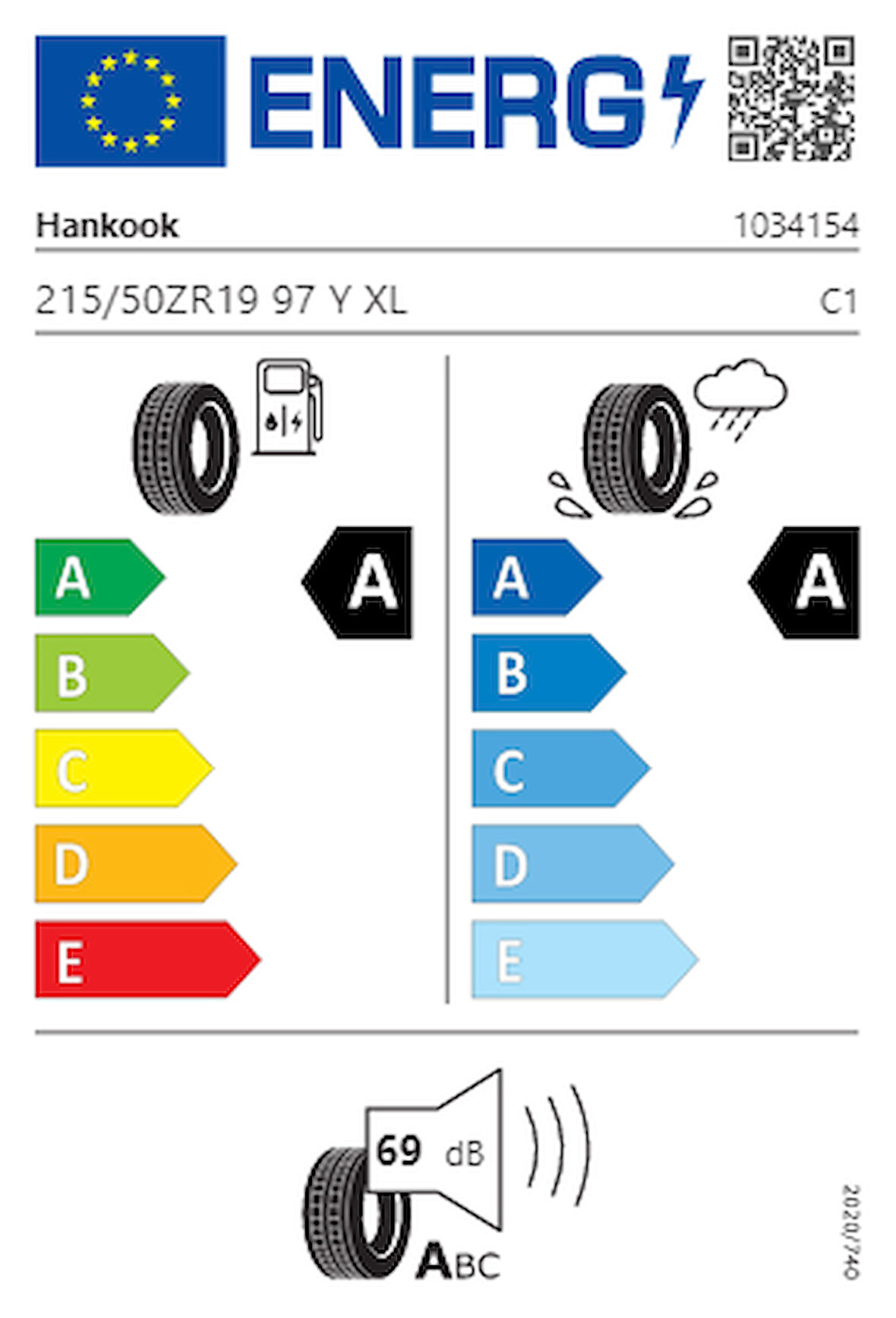 215/50 R19 XL 97Y İON IK01 HANKOOK Oto Yaz Lastiği (Üretim Yılı: 2025)
