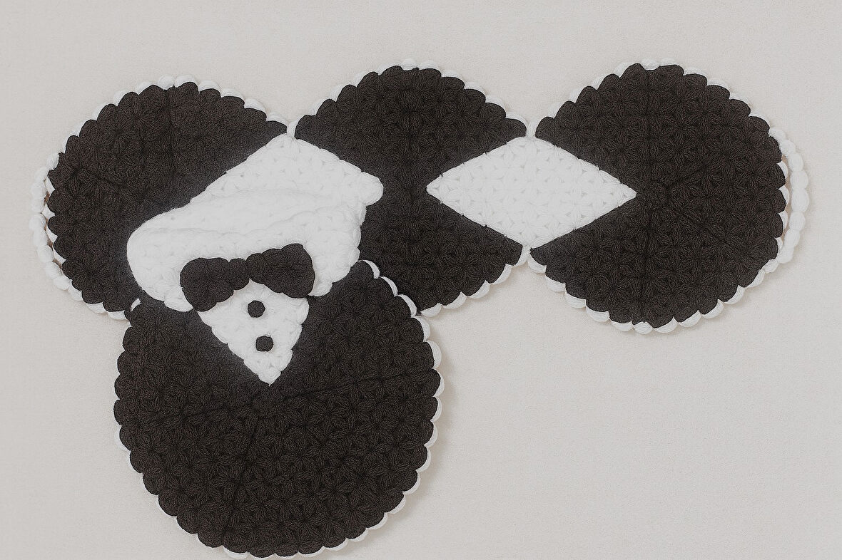 El Örgüsü Banyo Lifi - Damat Bohçası 2'li Set Çeyizlik