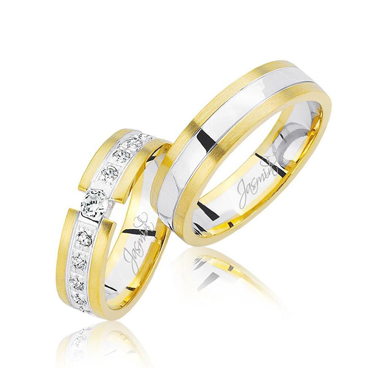 Tamtur Model Taşlı Altın Alyans 0106