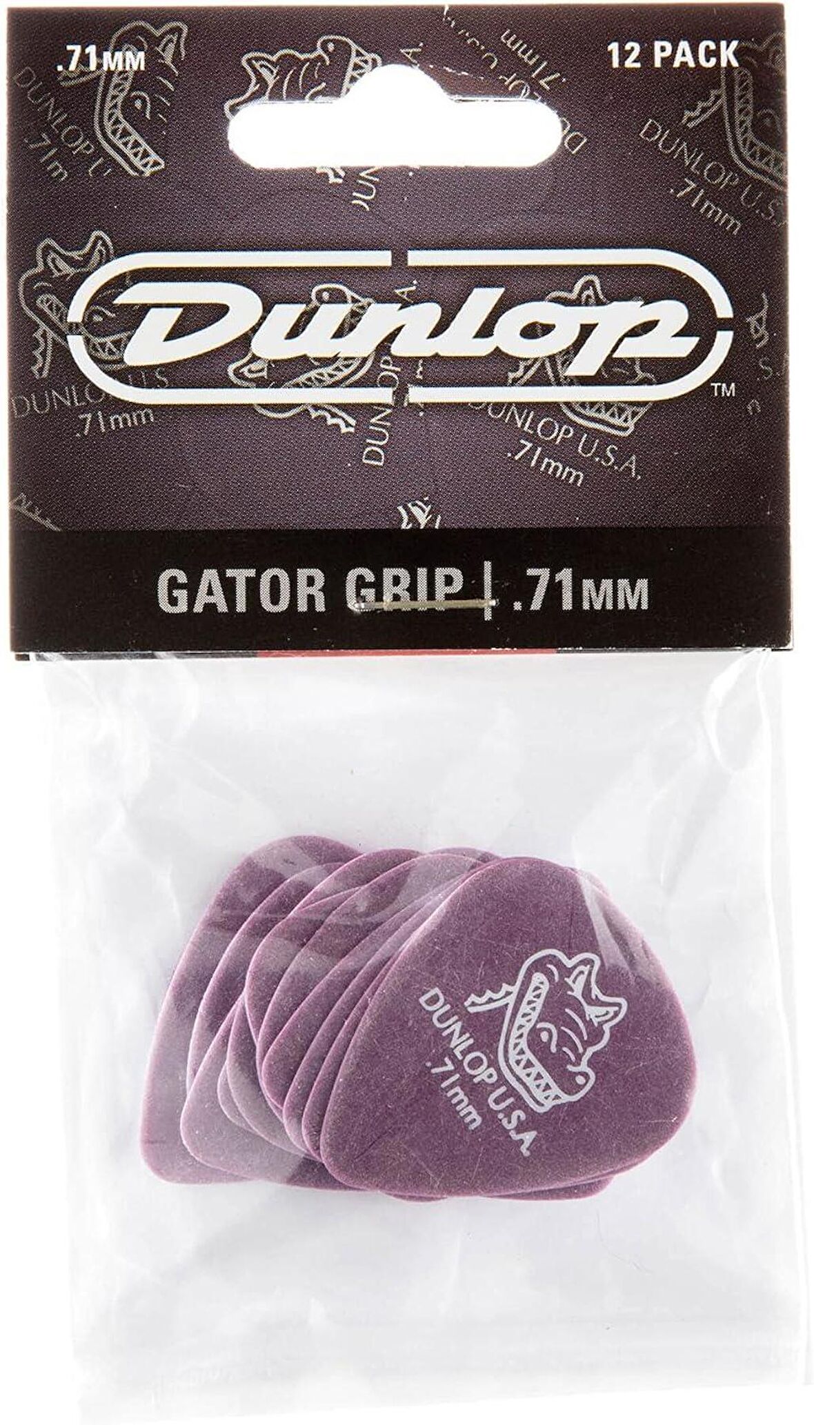 Jim Dunlop 417P.71 Gator Grip 12li Pena Seti (0.71mm)